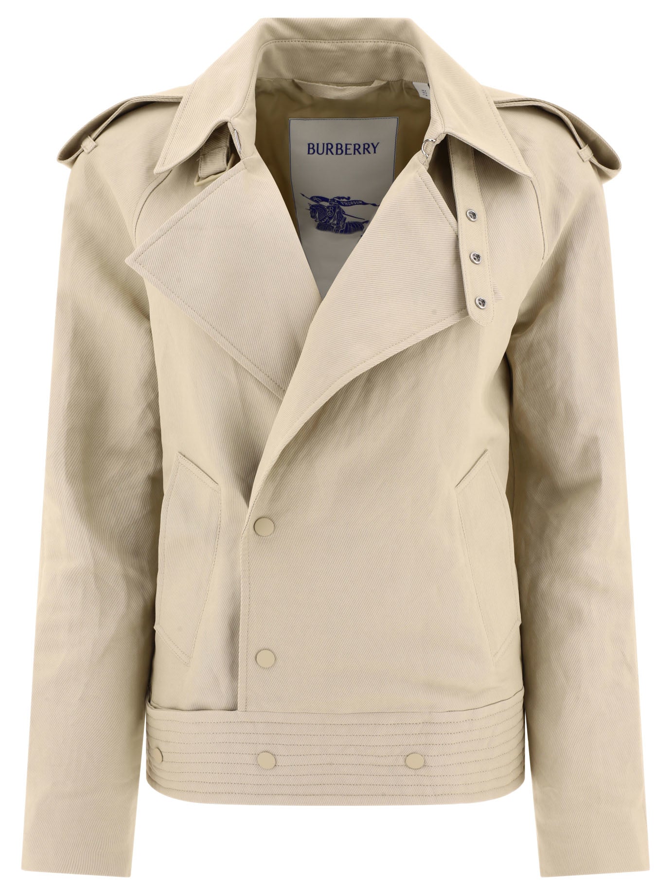 Burberry Short Canvas Trench Coat