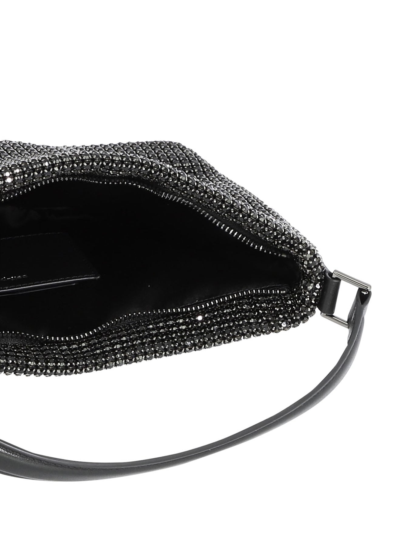 Self-portrait Diamantè Medium Hobo Shoulder Bag