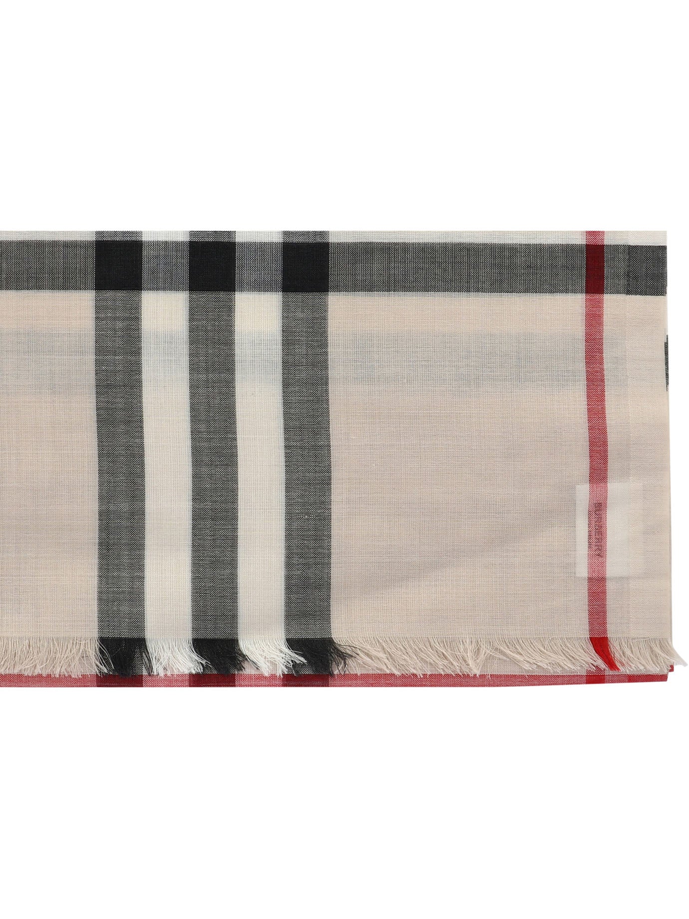 Burberry Check Wool Silk Scarf