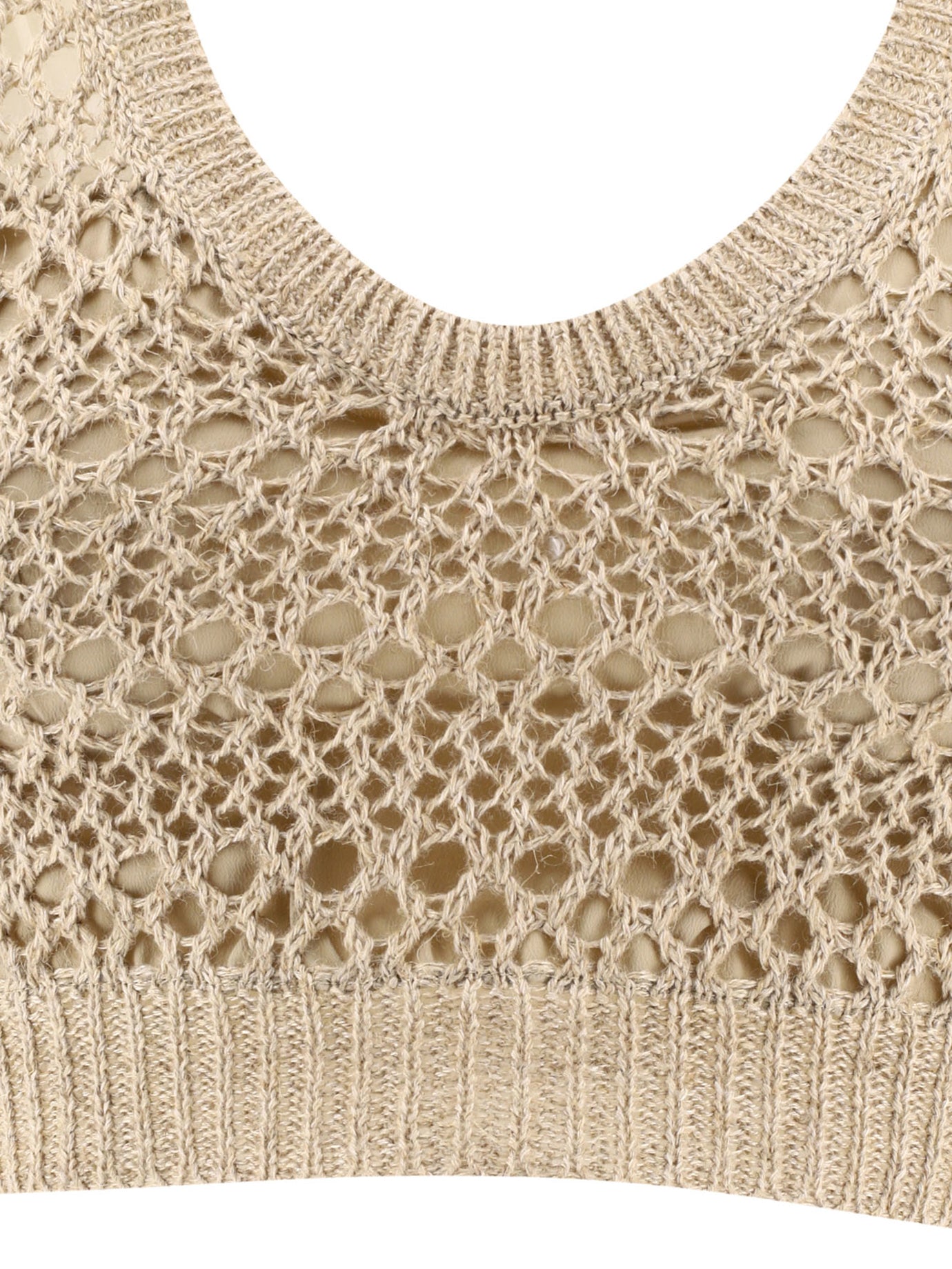 Brunello Cucinelli Knitted Crop Top