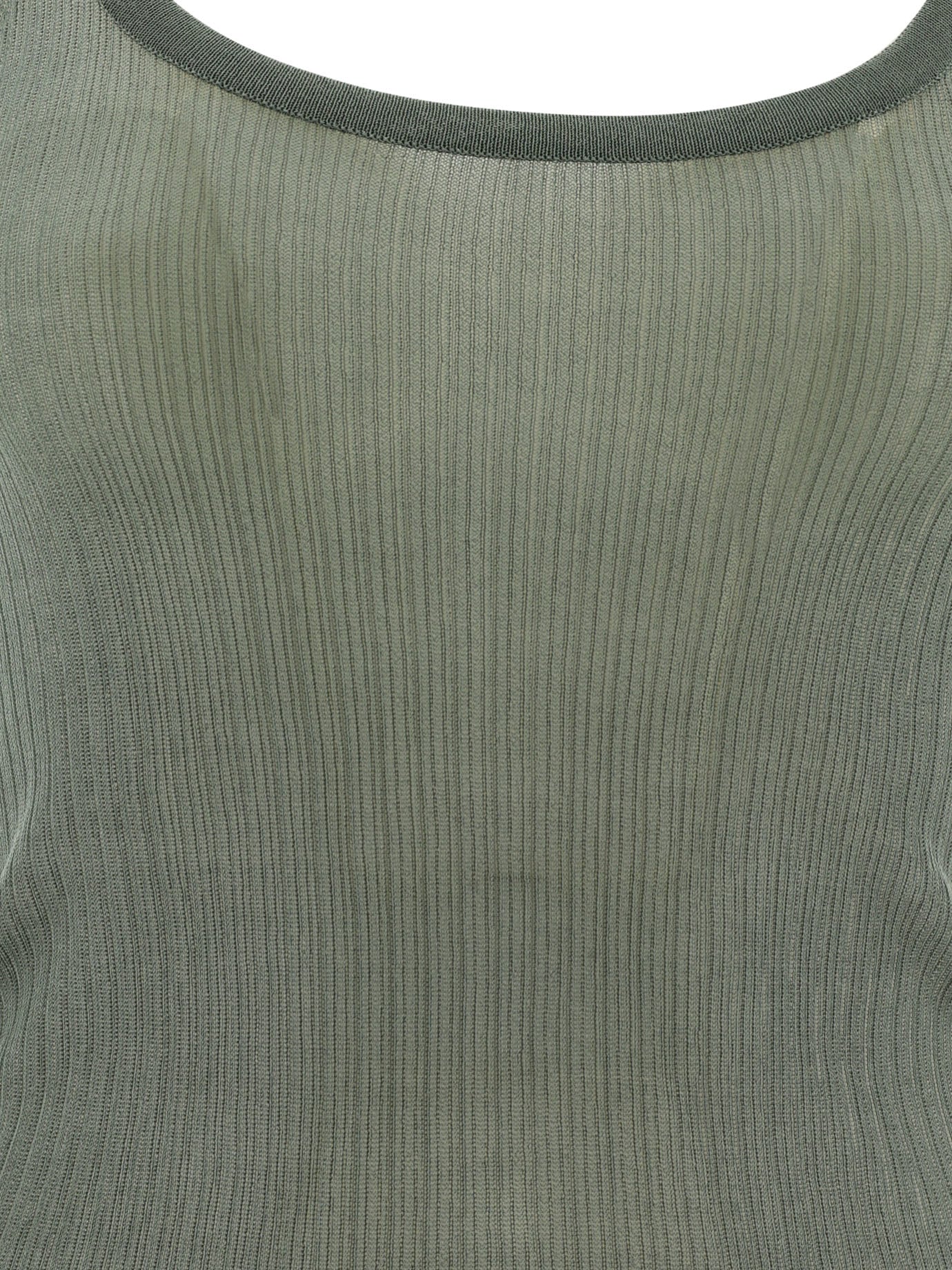 Max Mara Bastia Ribbed Silk Tank Top