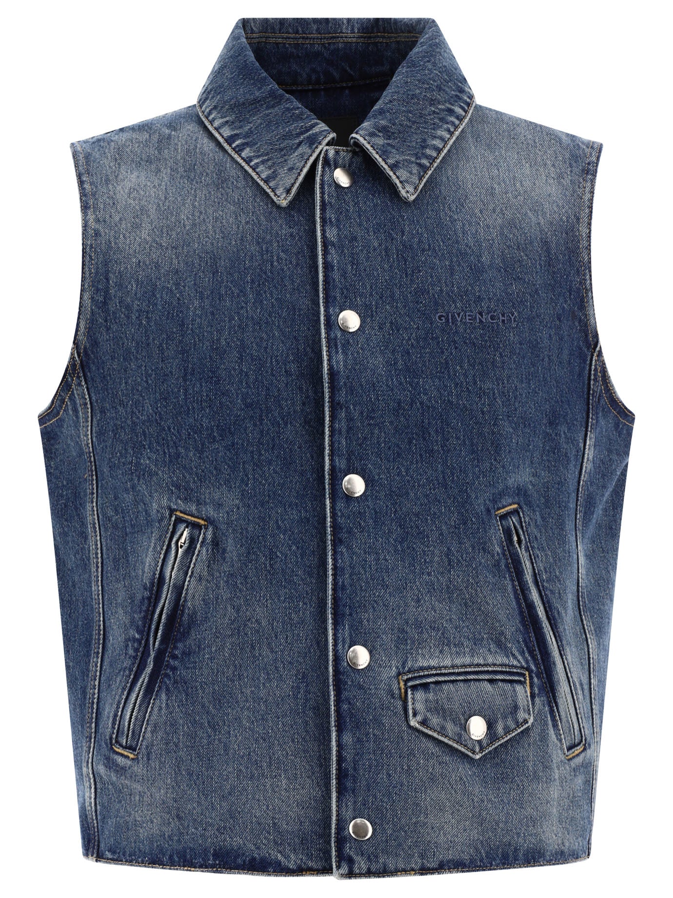 Givenchy Denim Vest Jacket