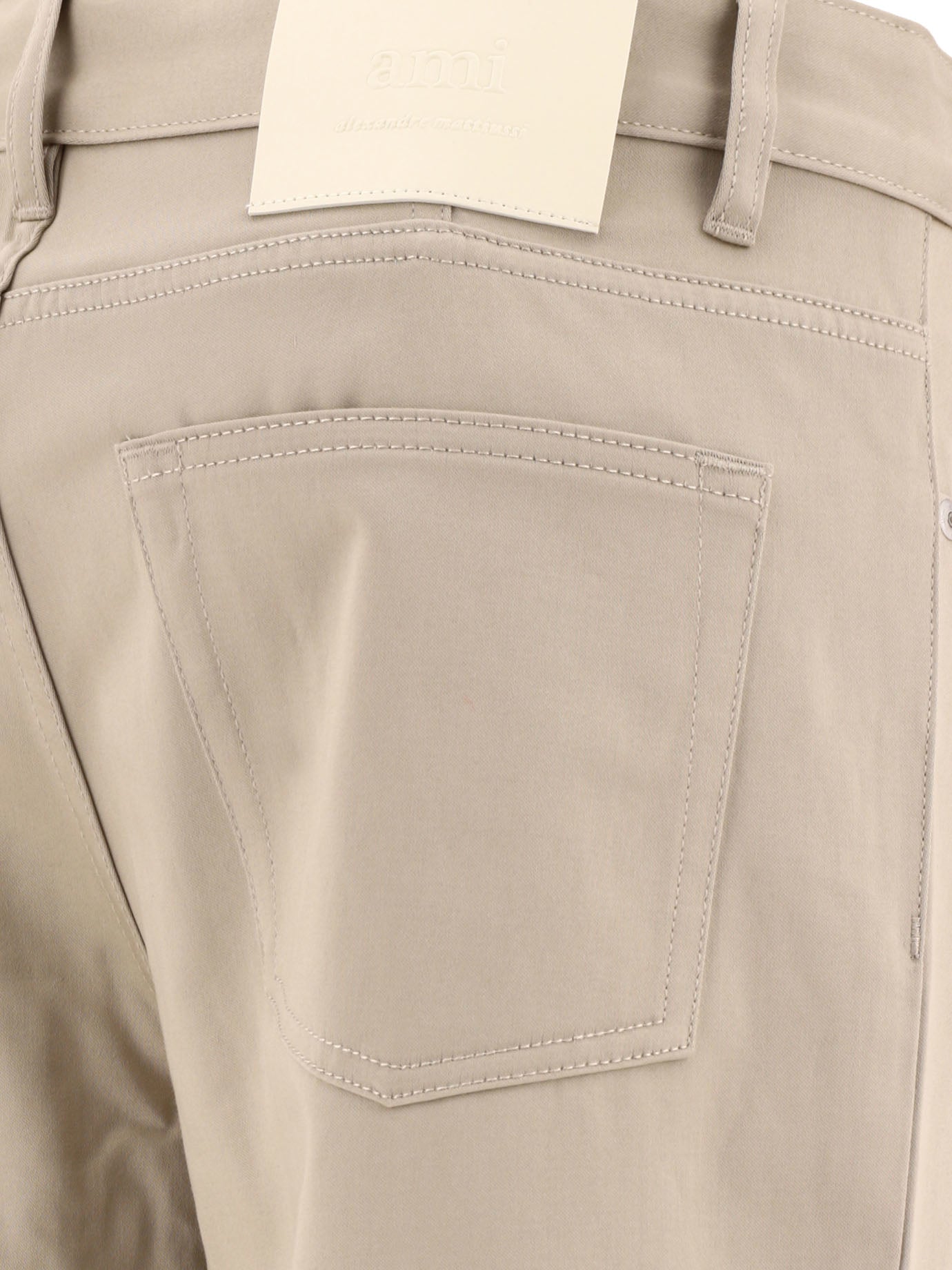 Ami Paris Straight Fit Trousers