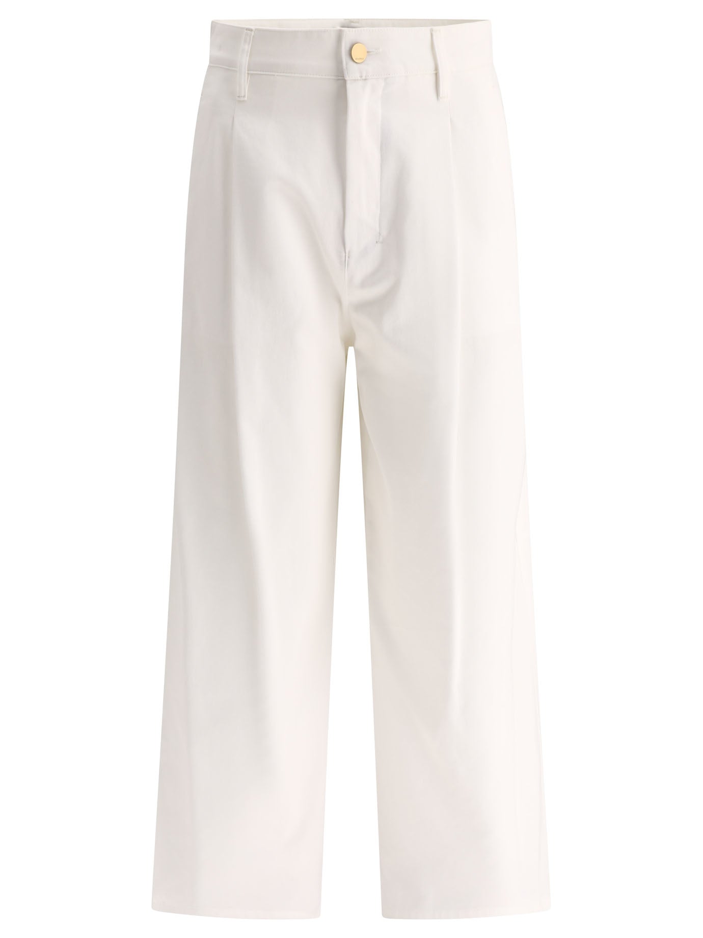 Max Mara S Vincent Wide-Fit Cotton Gabardine Trousers