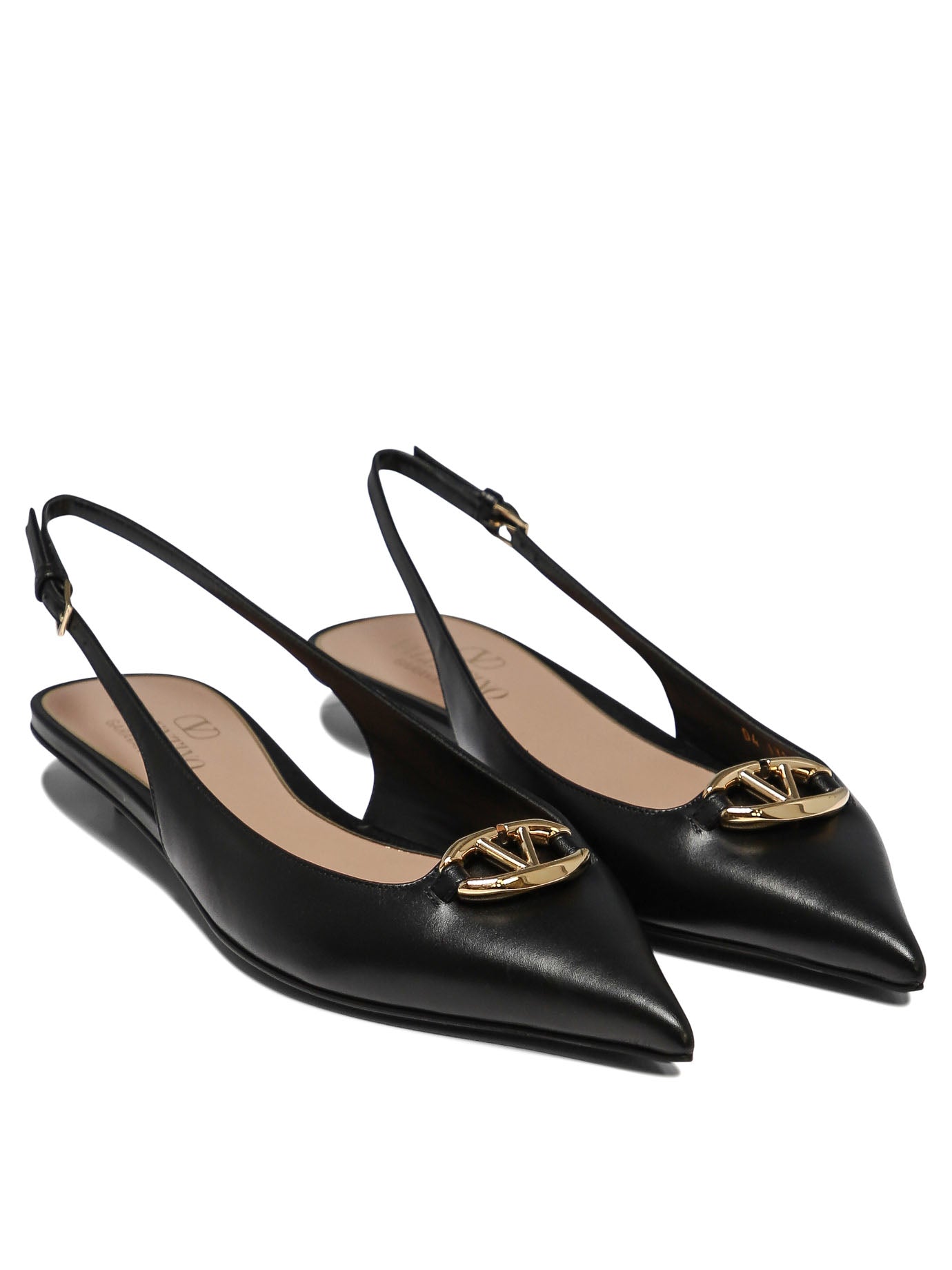 Valentino Garavani Vlogo The Bold Edition Slingback Ballet Flats