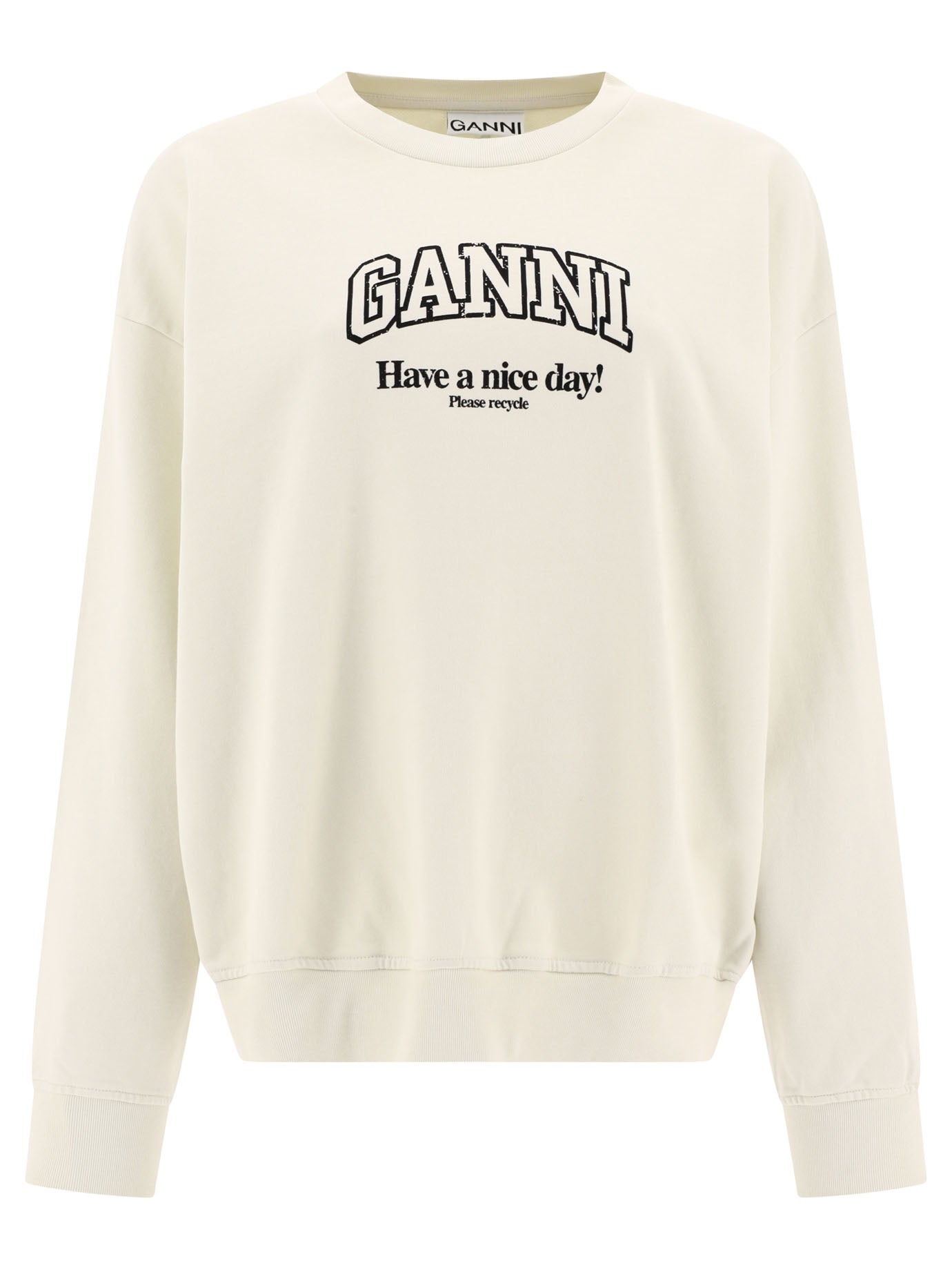 Ganni Have A Nice Day Sweatshirt