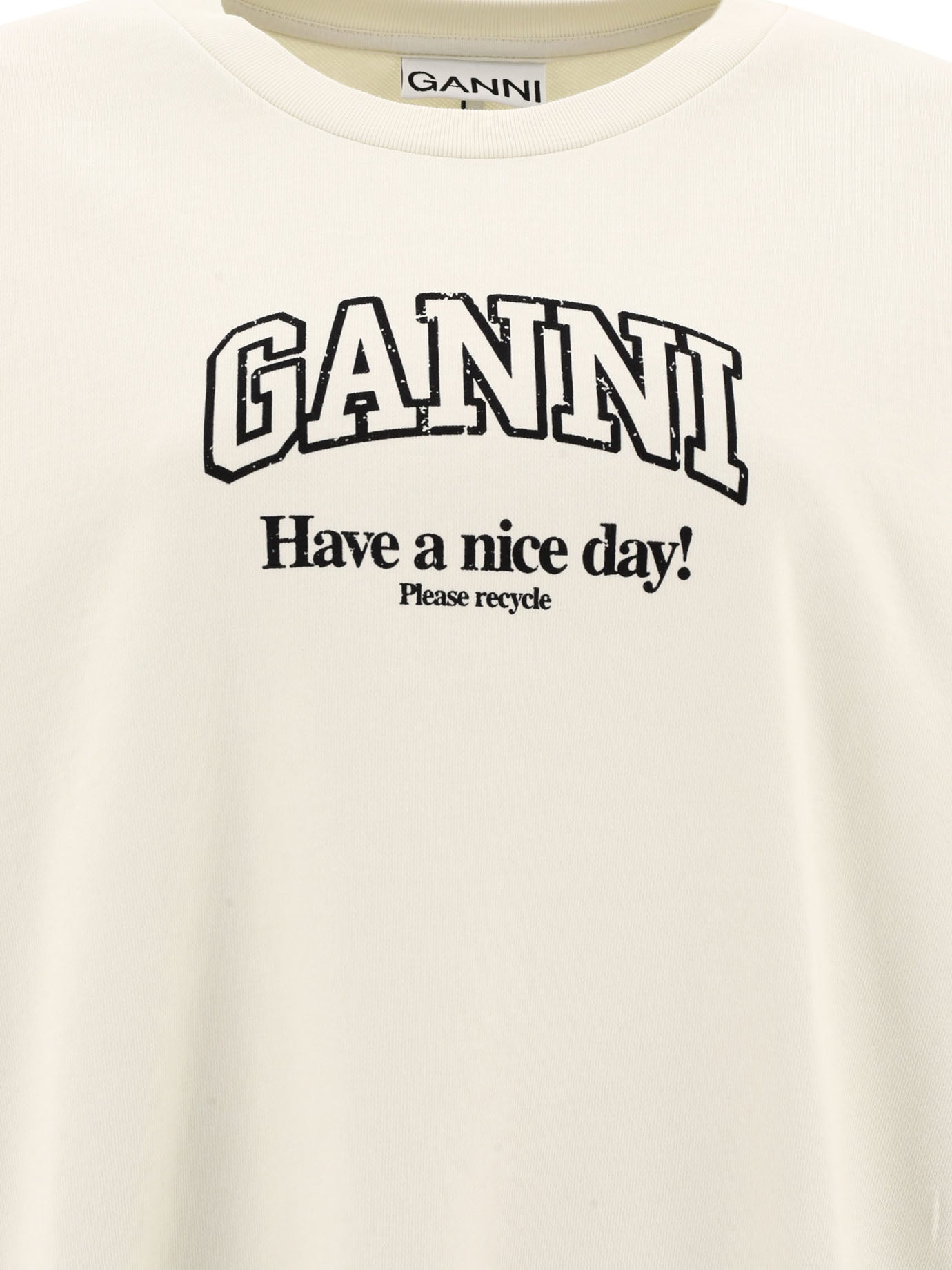 Ganni Have A Nice Day Sweatshirt