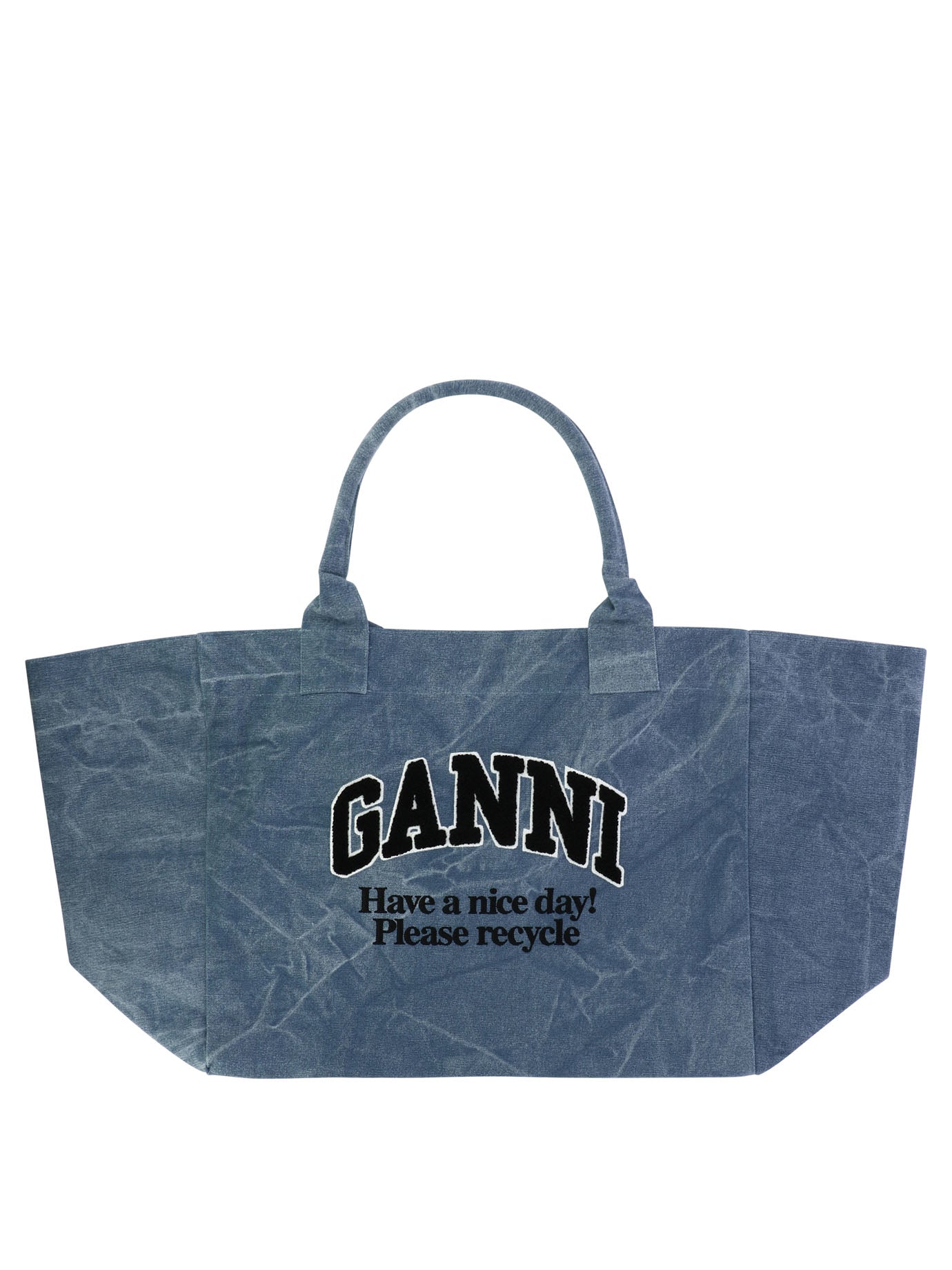 Ganni Oversize Canvas Tote Bag