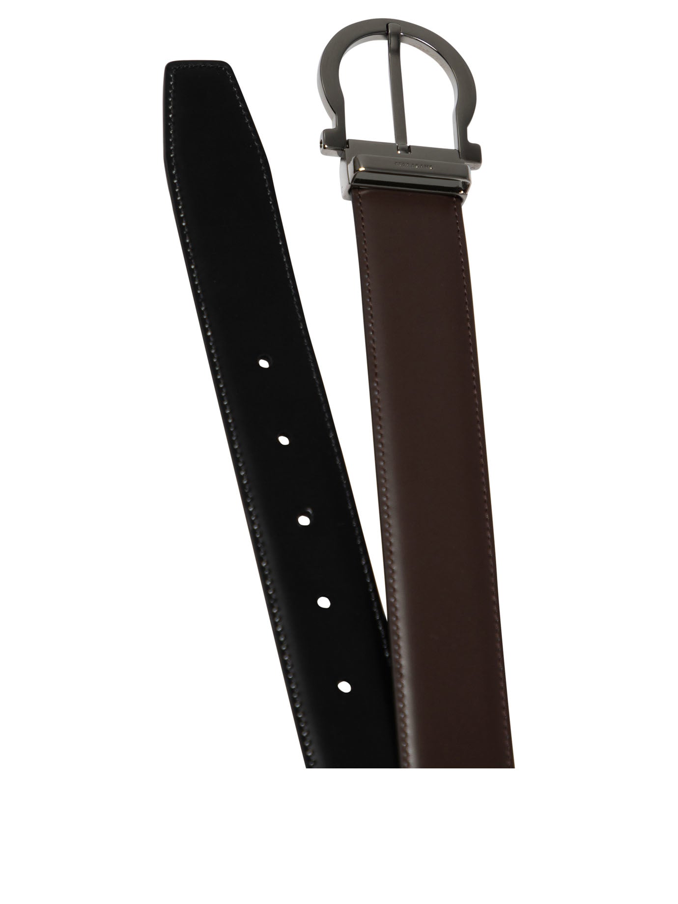 Ferragamo Gancini Reversible And Adjustable Belt