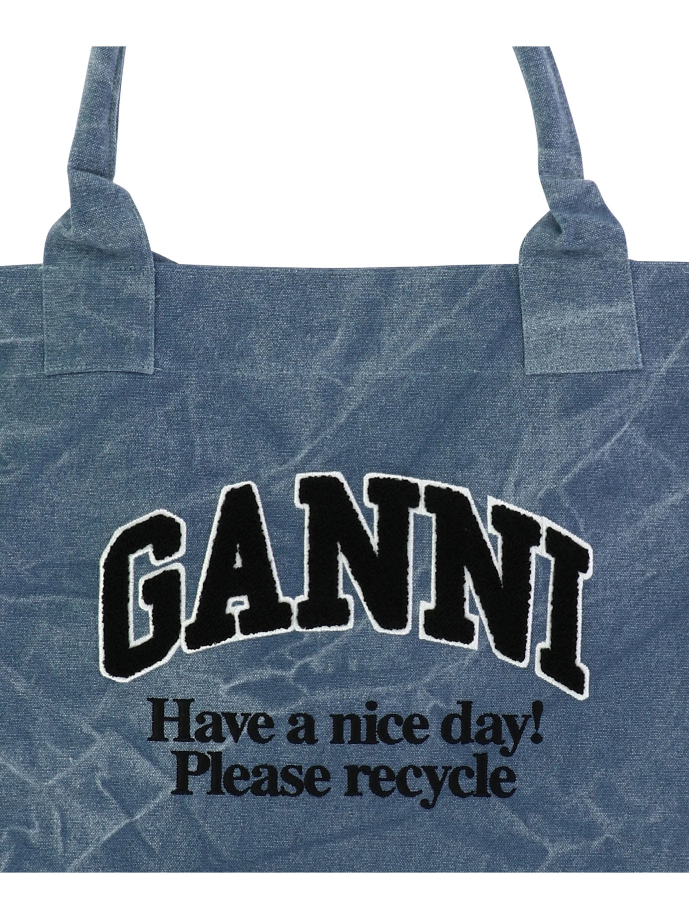 Ganni Oversize Canvas Tote Bag