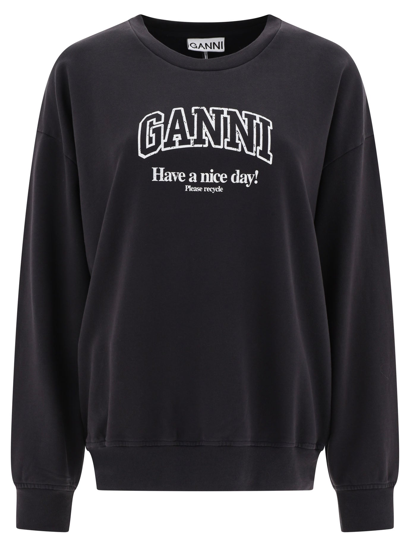 Ganni Have A Nice Day Sweatshirt