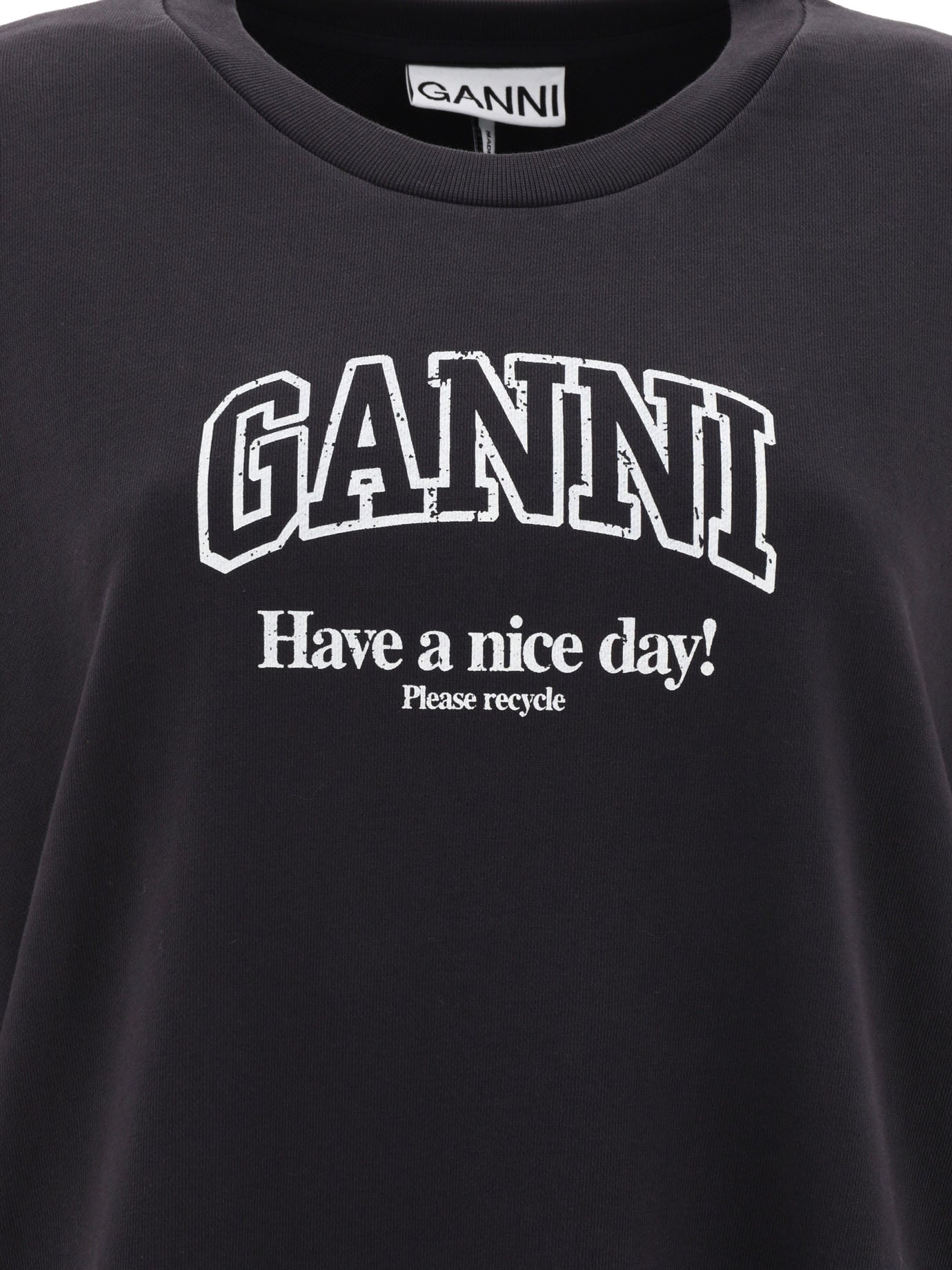 Ganni Have A Nice Day Sweatshirt