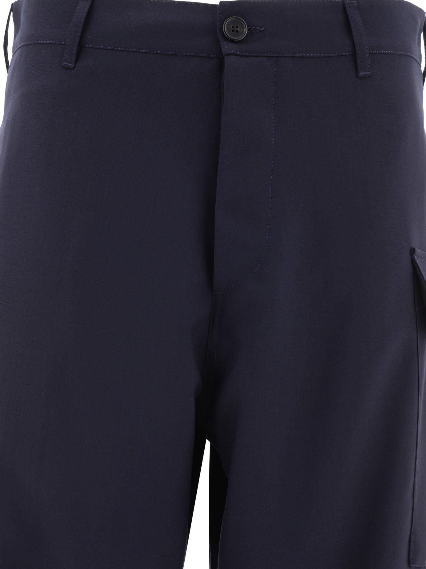 Marni Tropical Wool Cargo Trousers