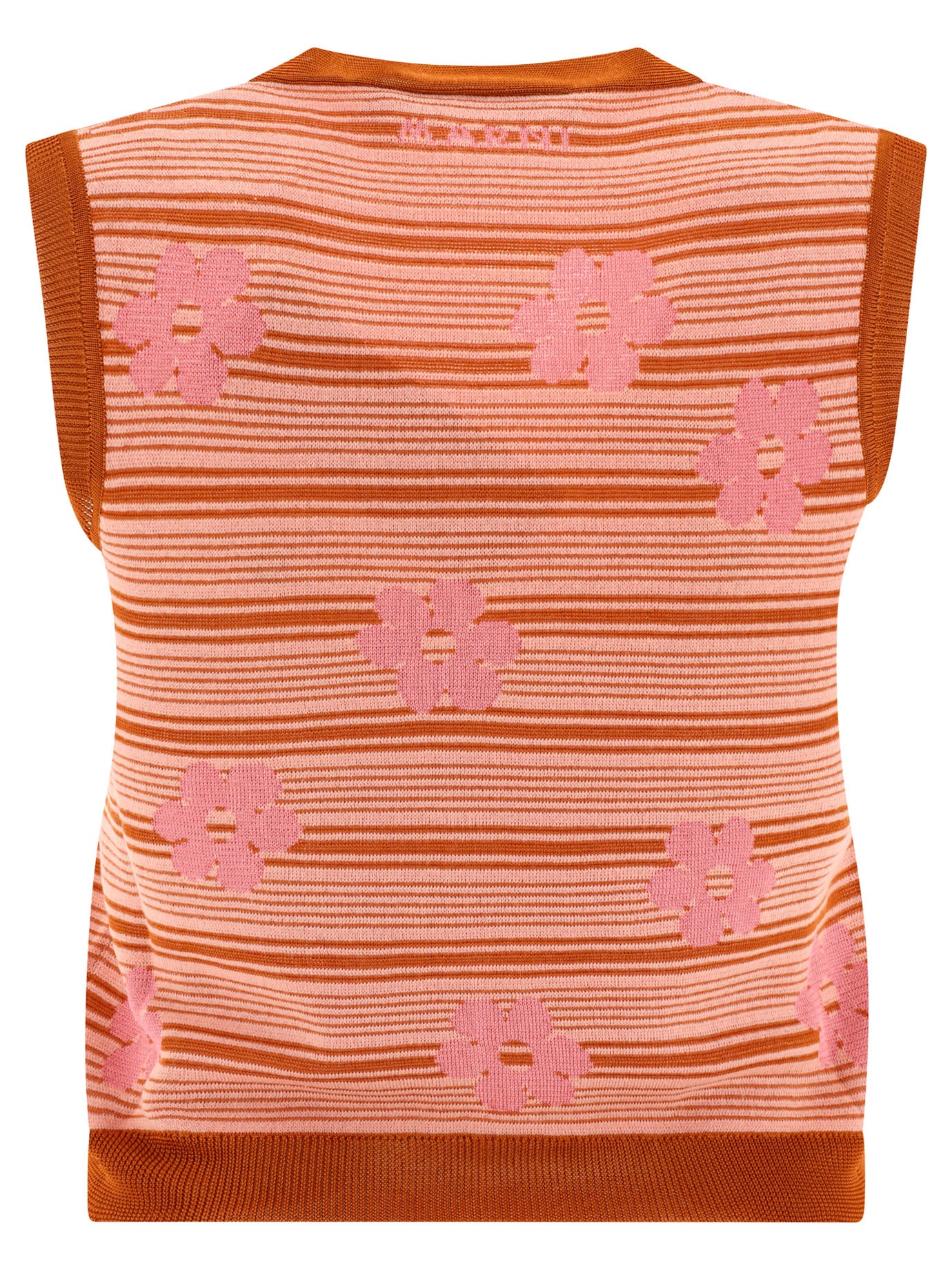 Marni Striped Flowers Vest