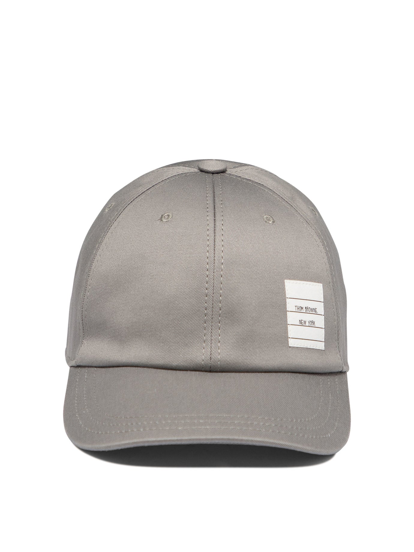 Thom Browne Baseball Cap With Logo Patch