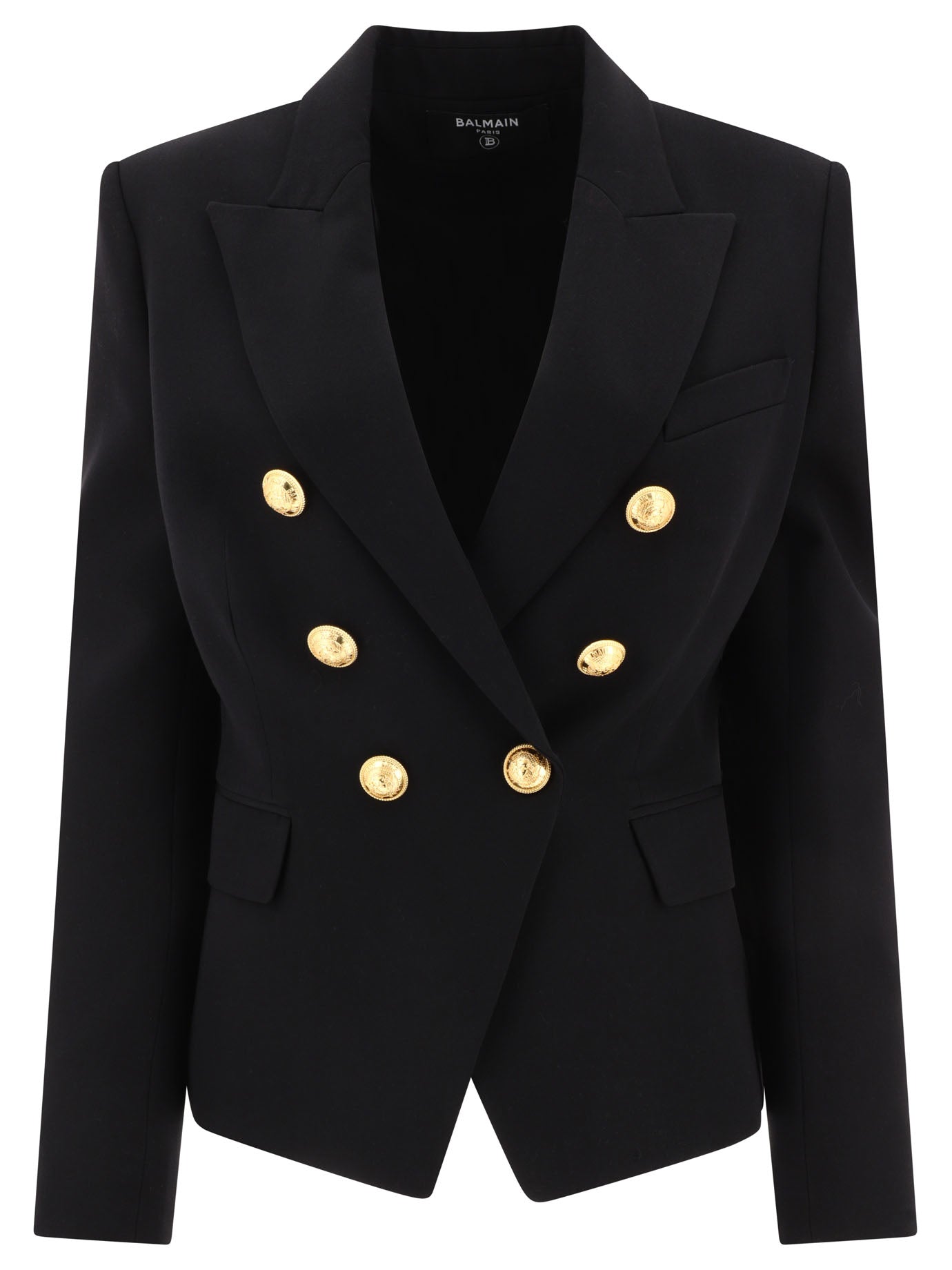 Balmain Double-Breasted Wool Jacket