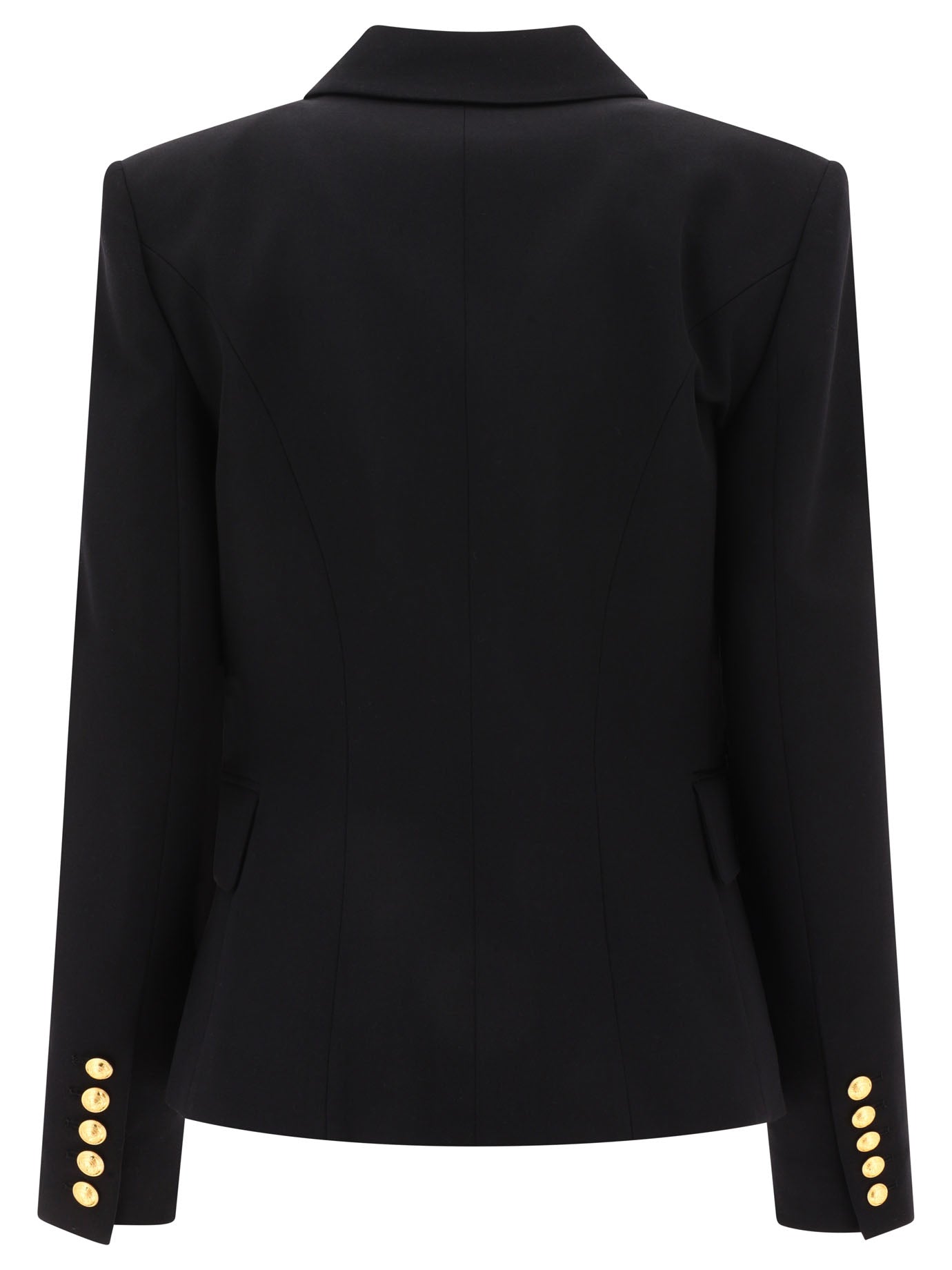 Balmain Double-Breasted Wool Jacket