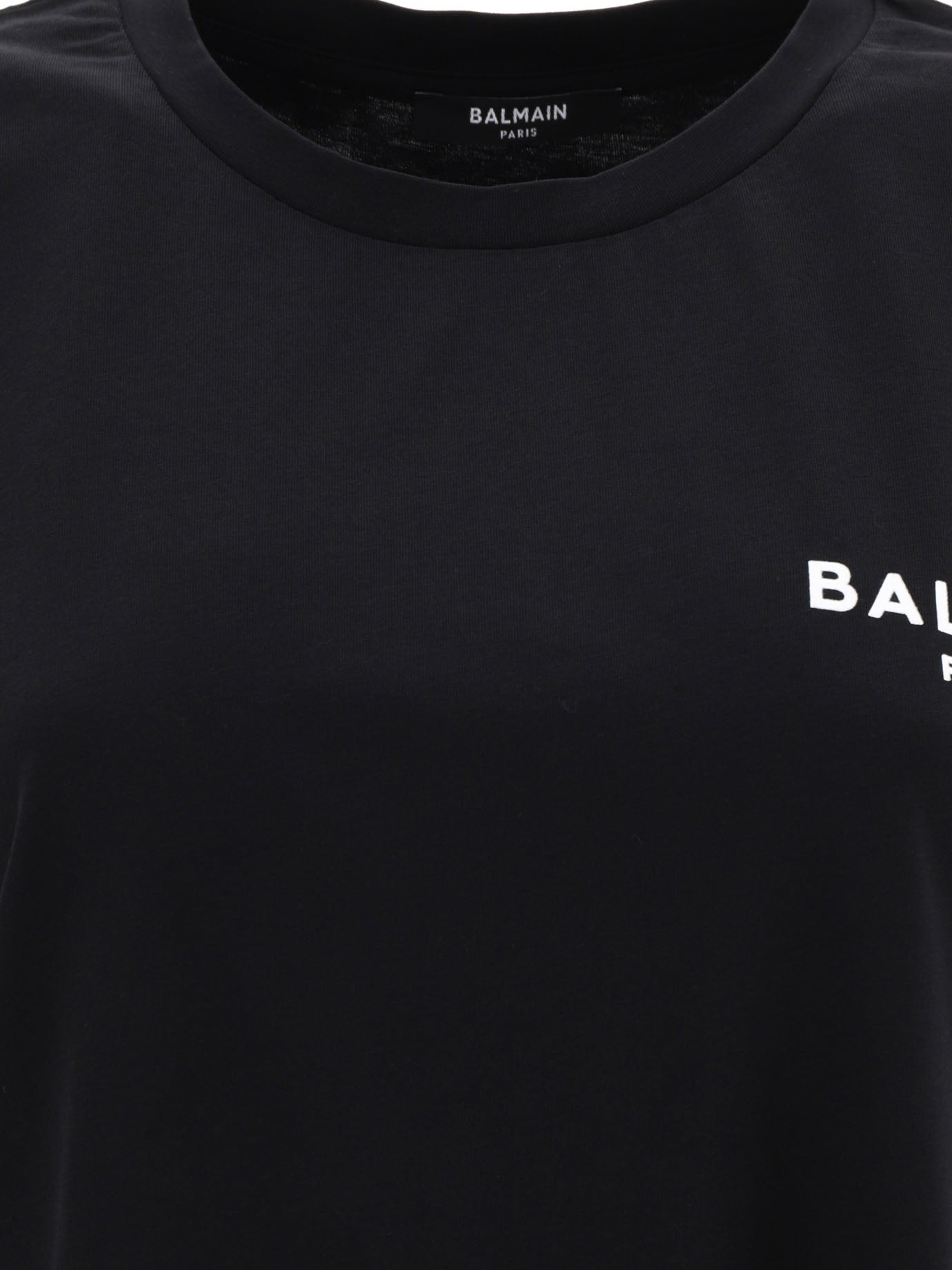 Balmain T-Shirt With Flock Detail