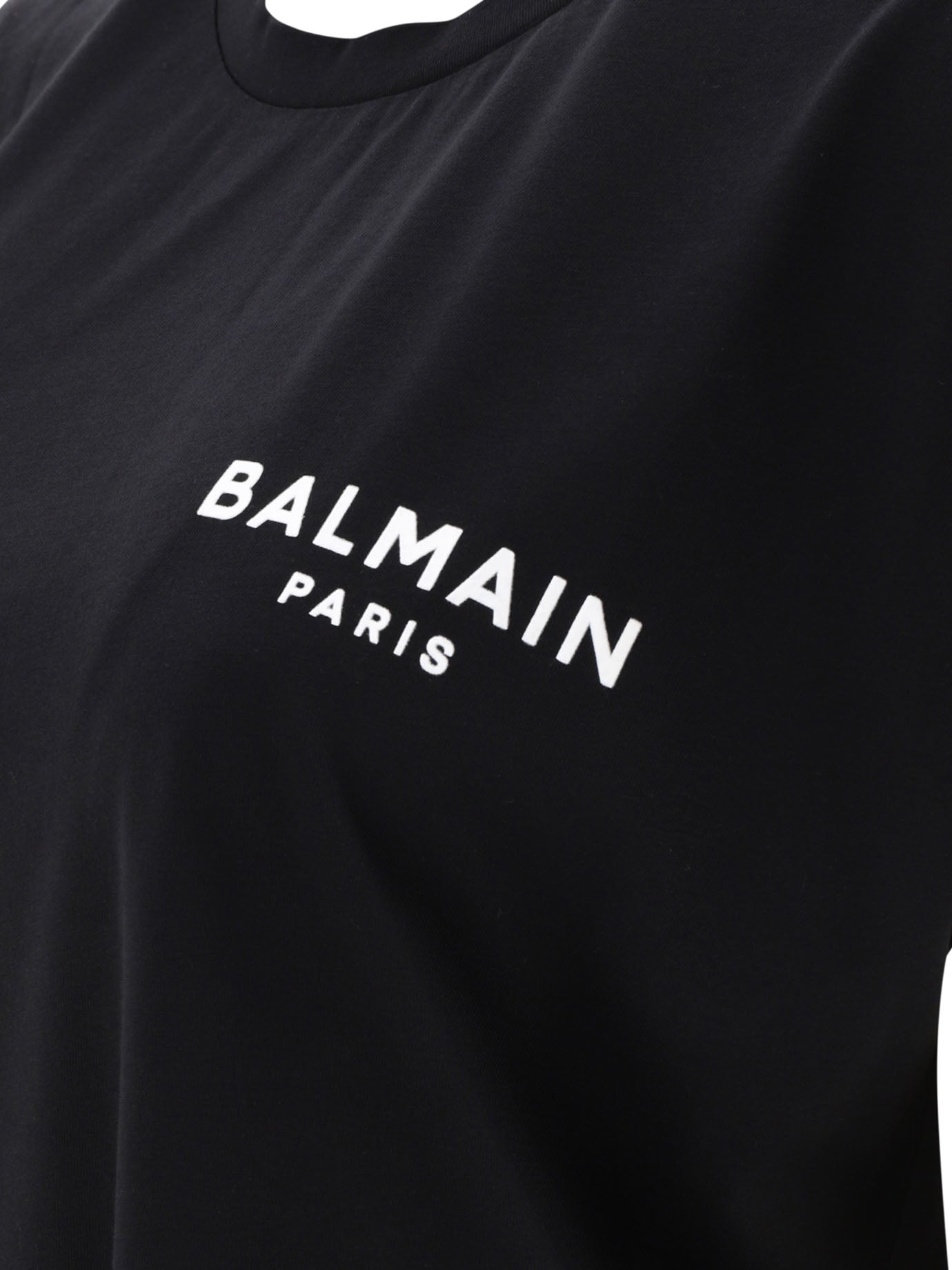 Balmain T-Shirt With Flock Detail