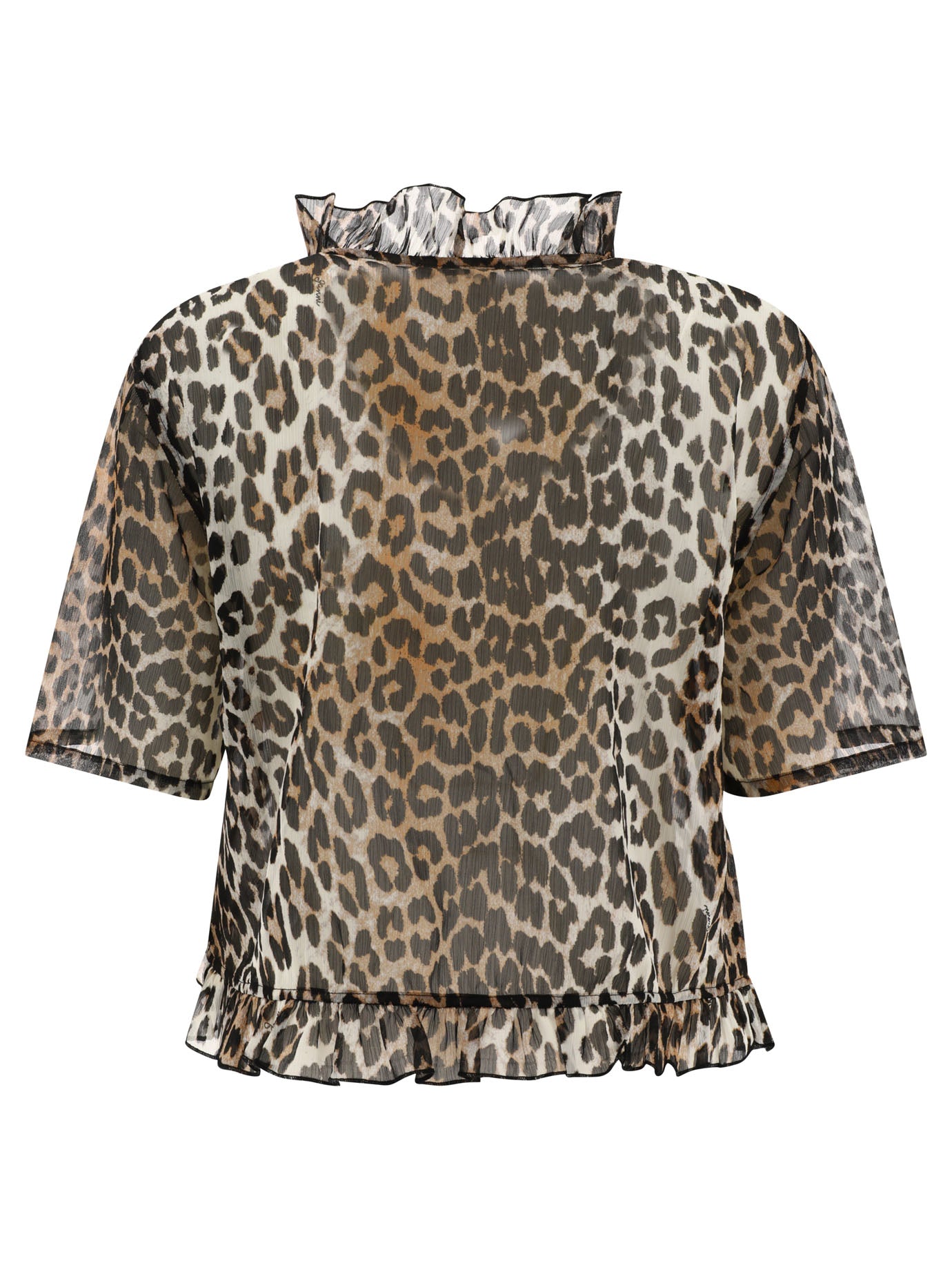 Ganni Animalier Top