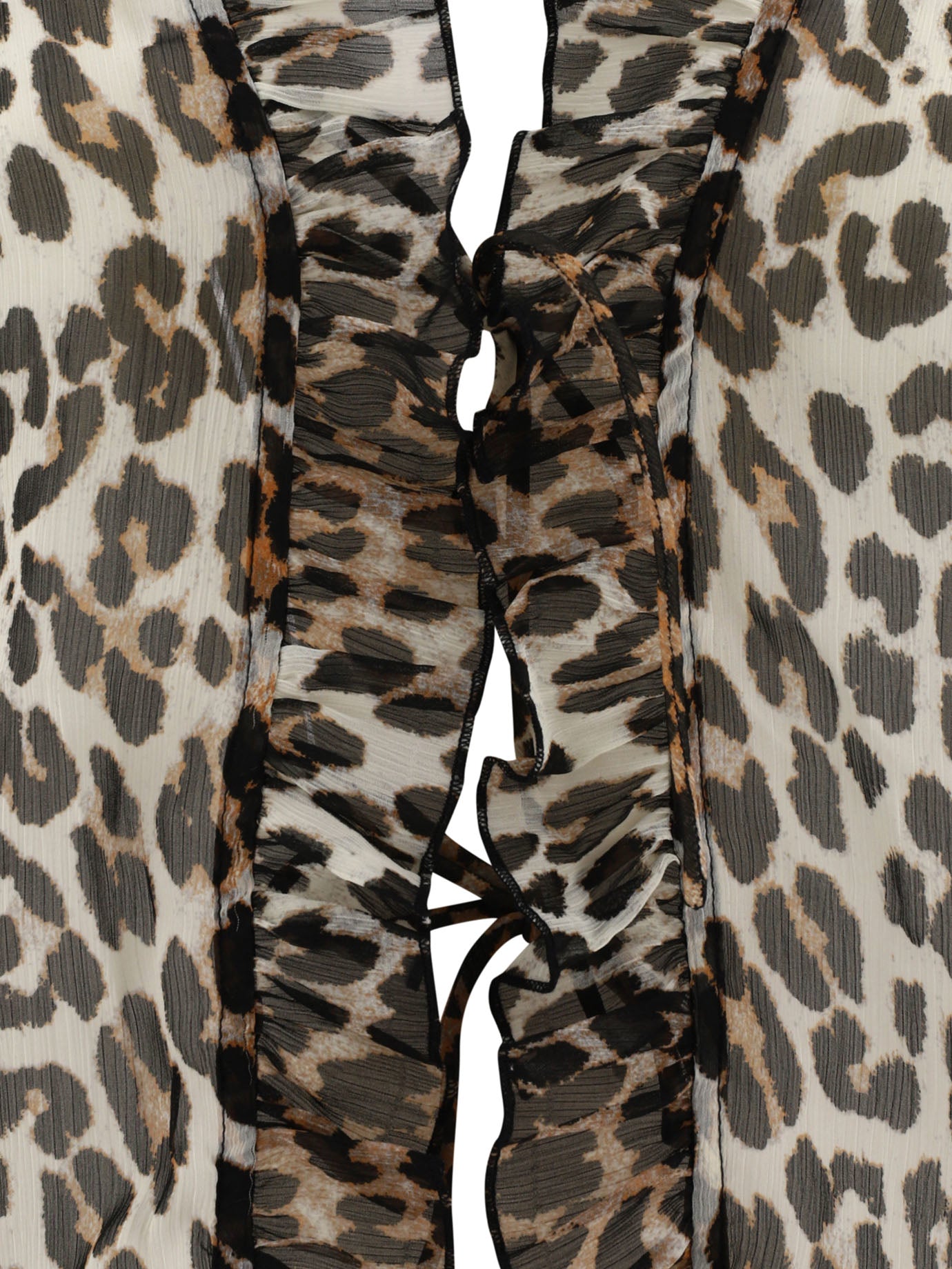 Ganni Animalier Top