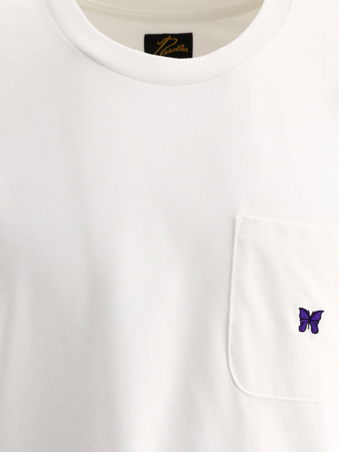 Needles T-Shirt With Embroidery And Patch Pocket