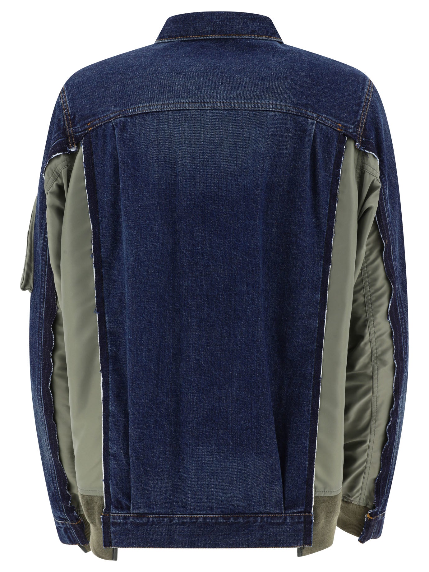 Sacai Denim X Nylon Jacket