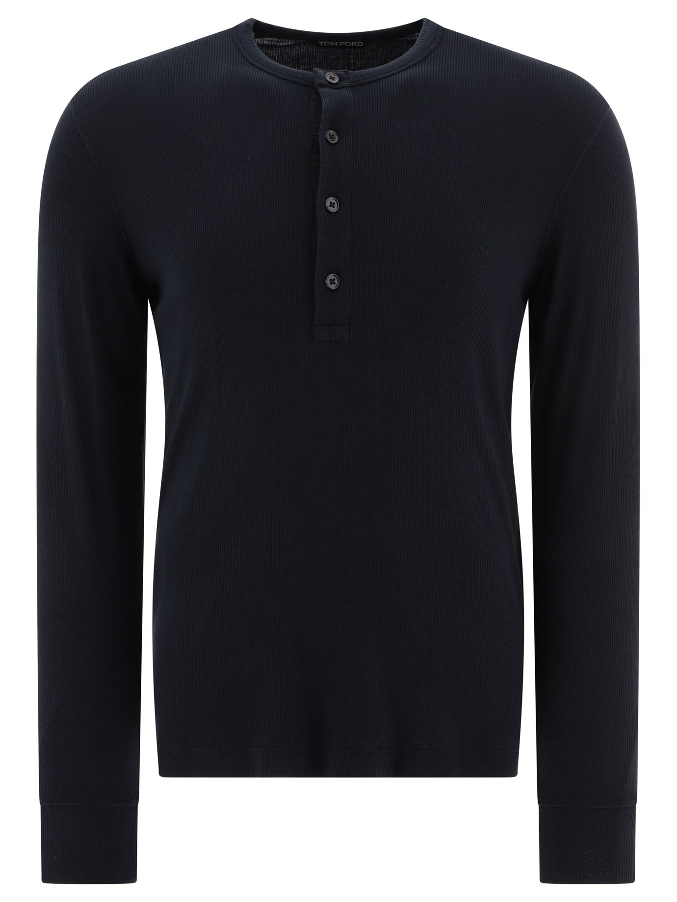 Tom Ford Lyocell Buttoned T-Shirt