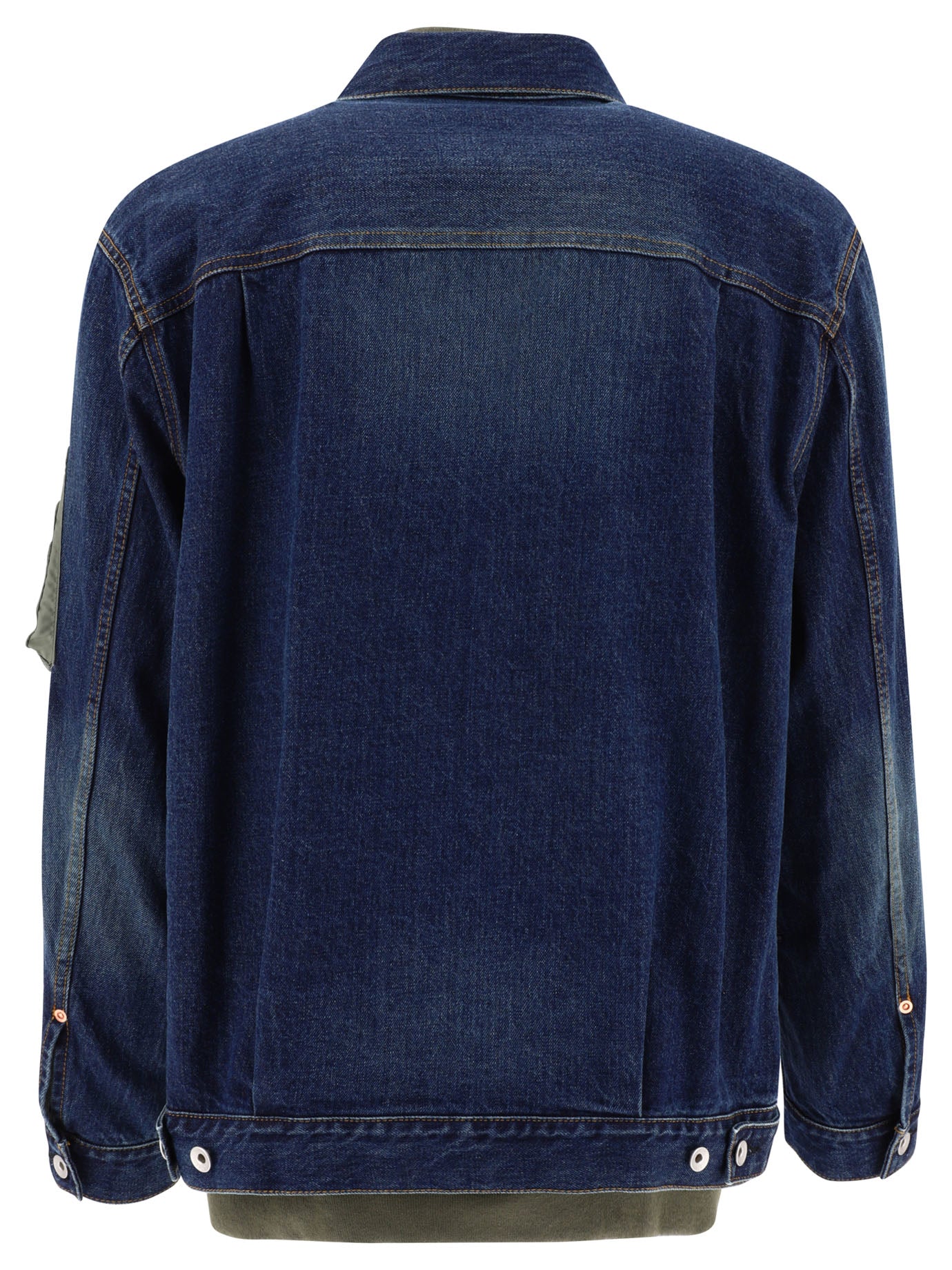 Sacai Denim X Nylon Twill Jacket