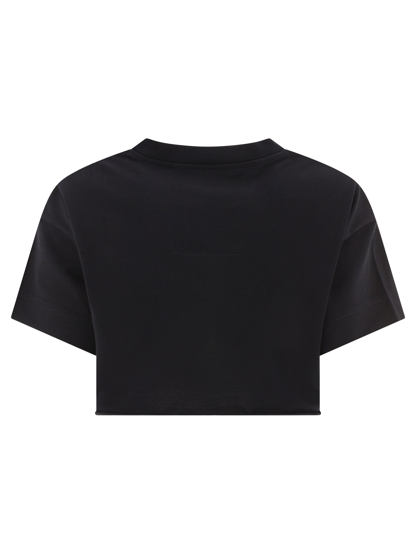 Givenchy Cropped T-Shirt With Embroidered Logo