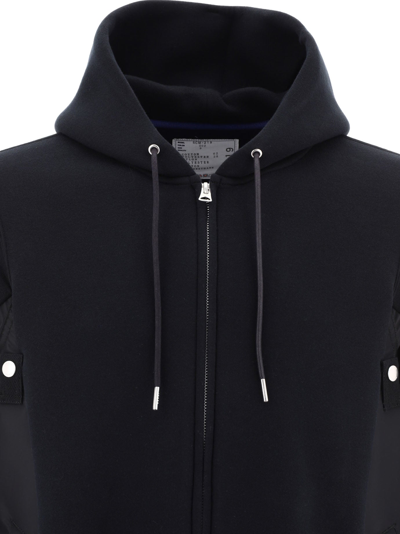 Sacai Hybrid Zippered Hoodie