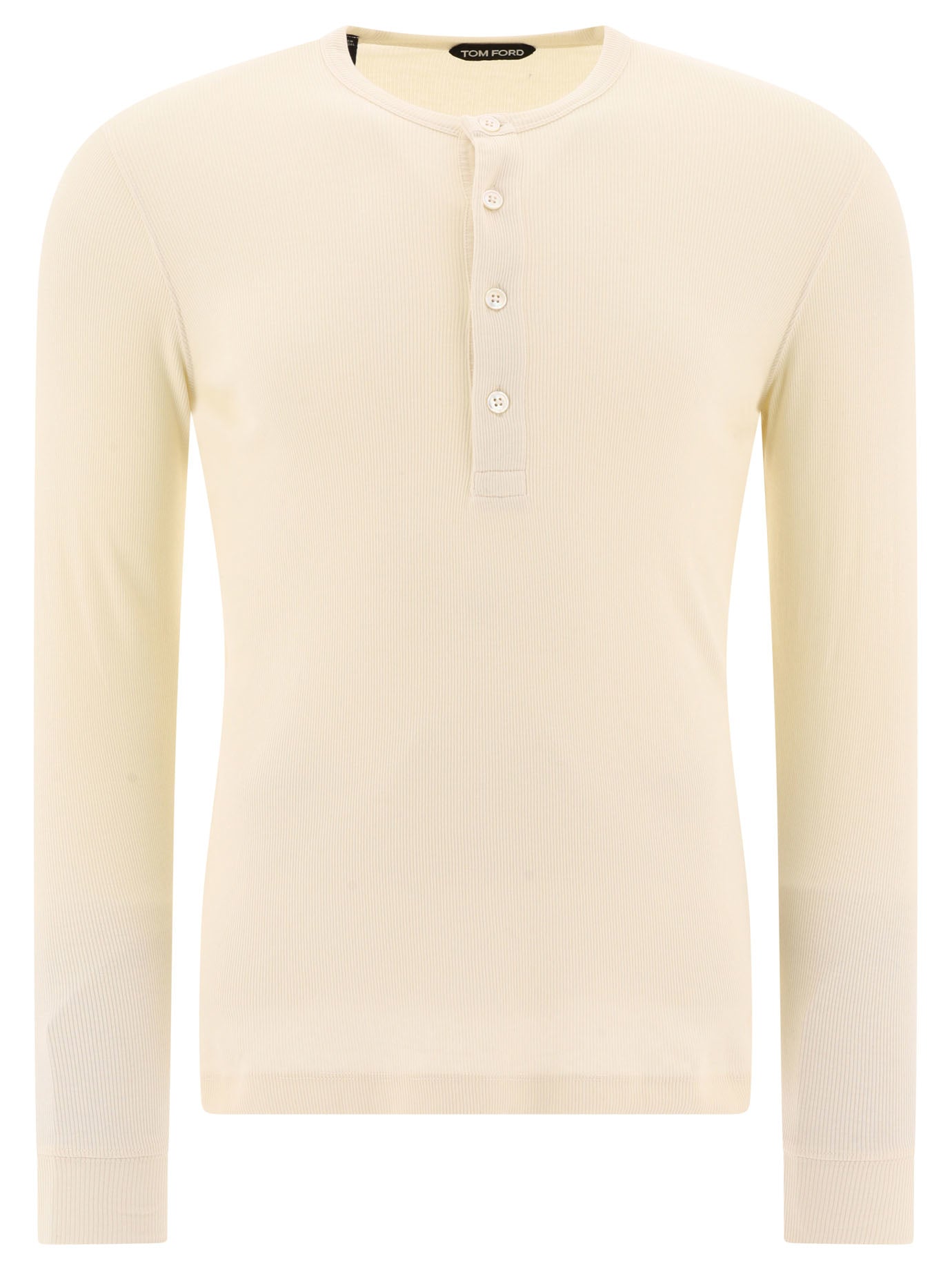 Tom Ford Lyocell Buttoned T-Shirt