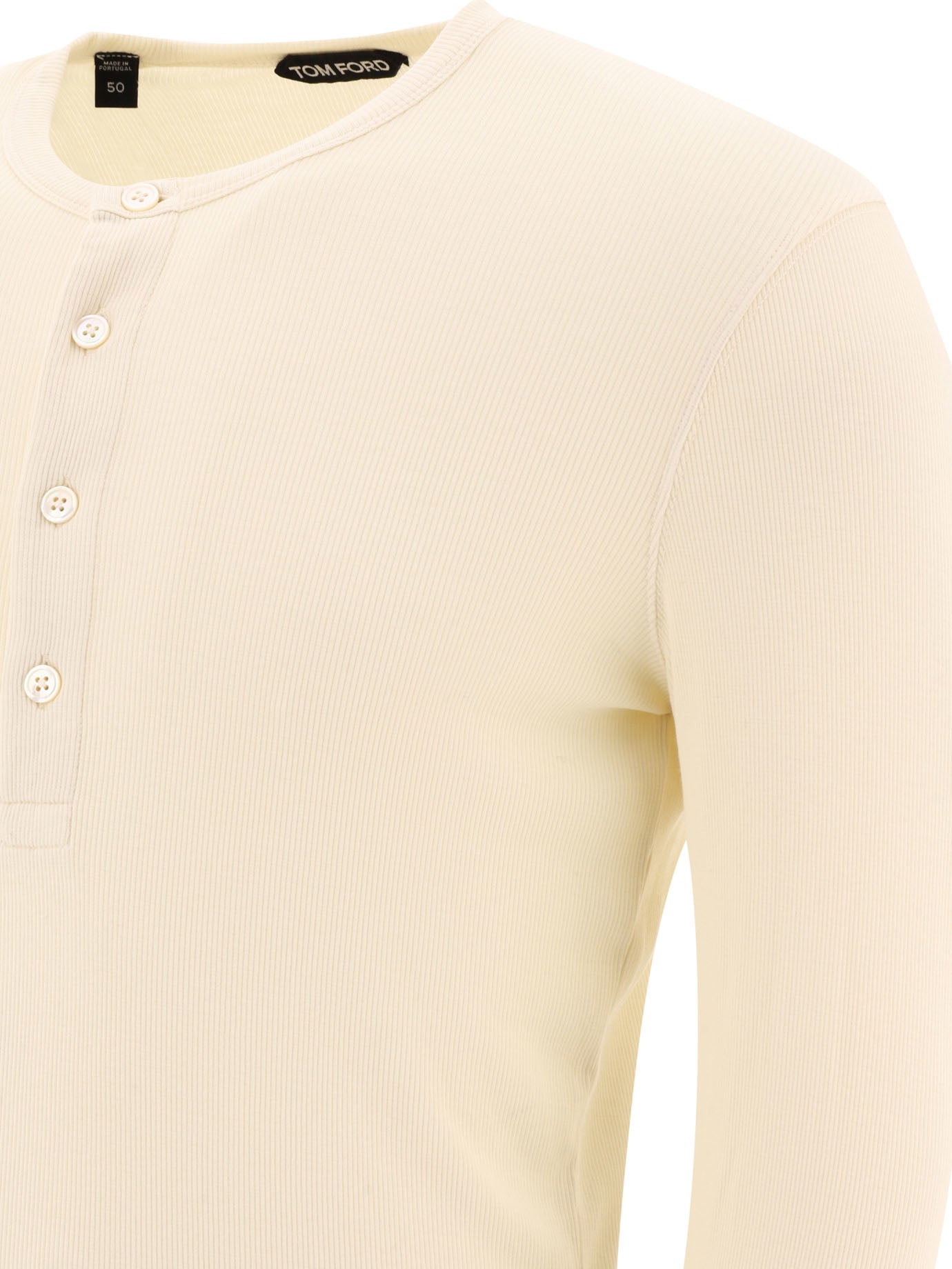 Tom Ford Lyocell Buttoned T-Shirt