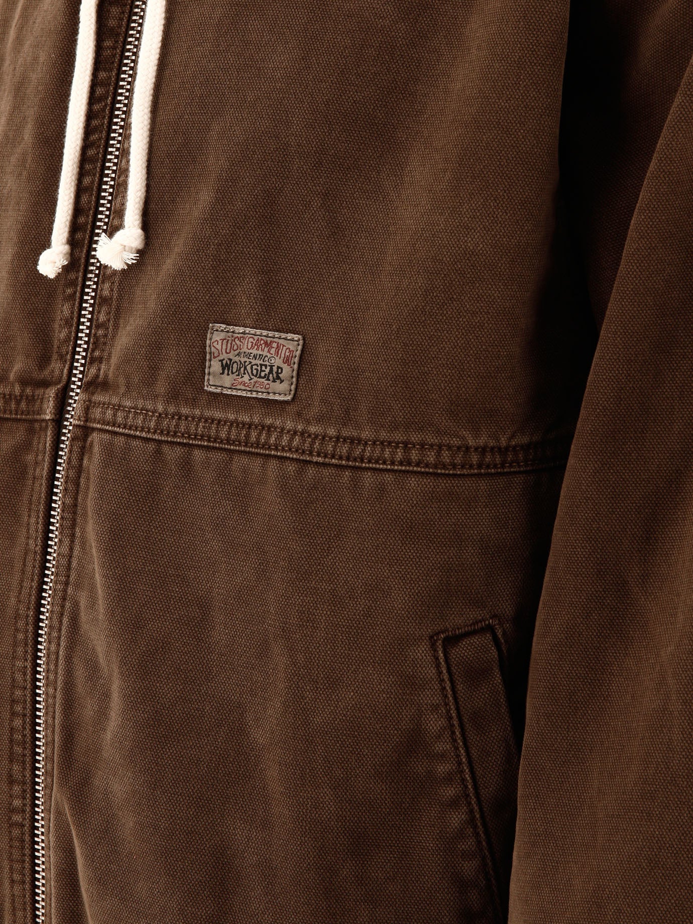 Stüssy Work Jacket In Unlined Canvas