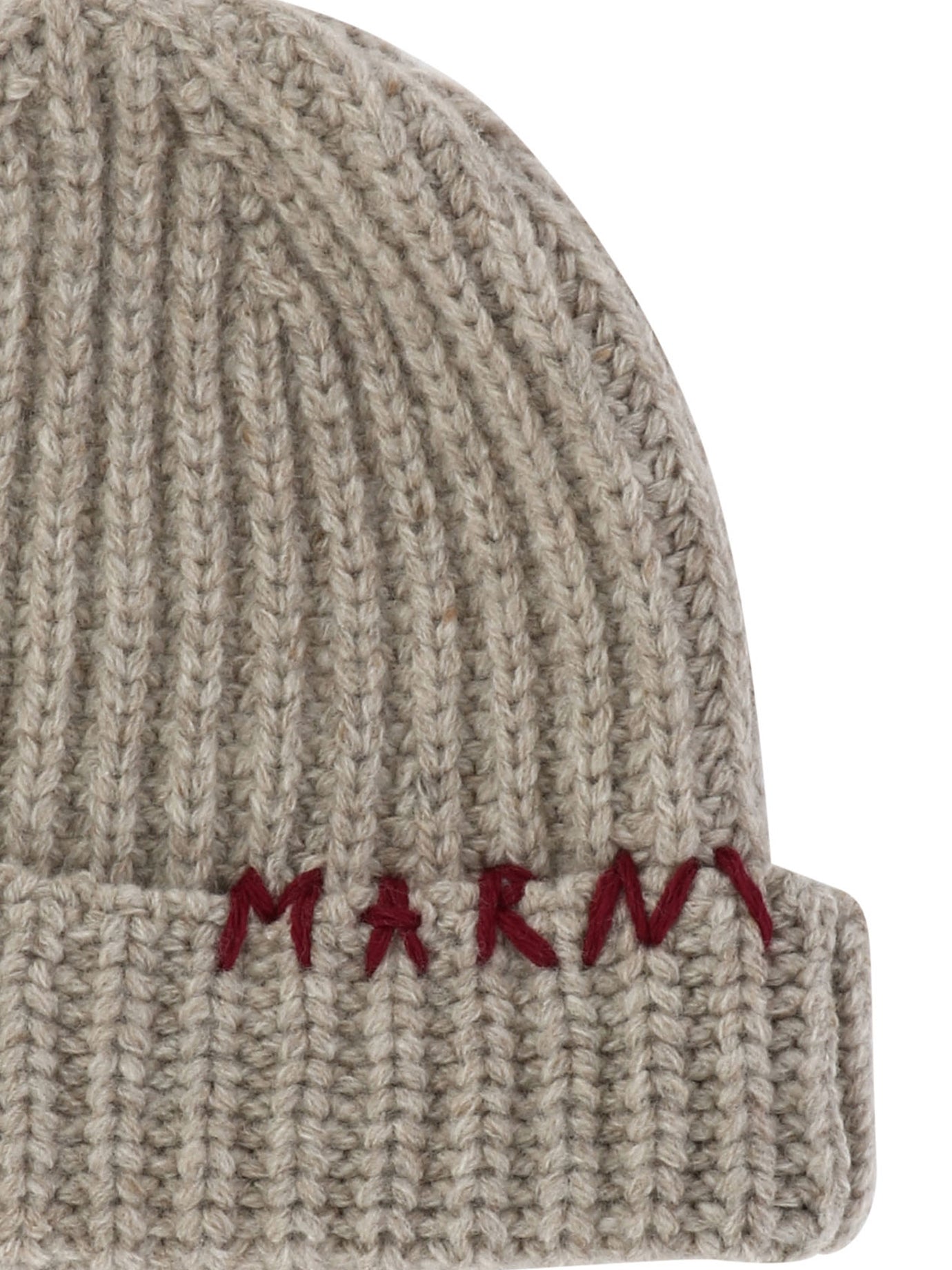 Marni Beanie With Embroidered Logo