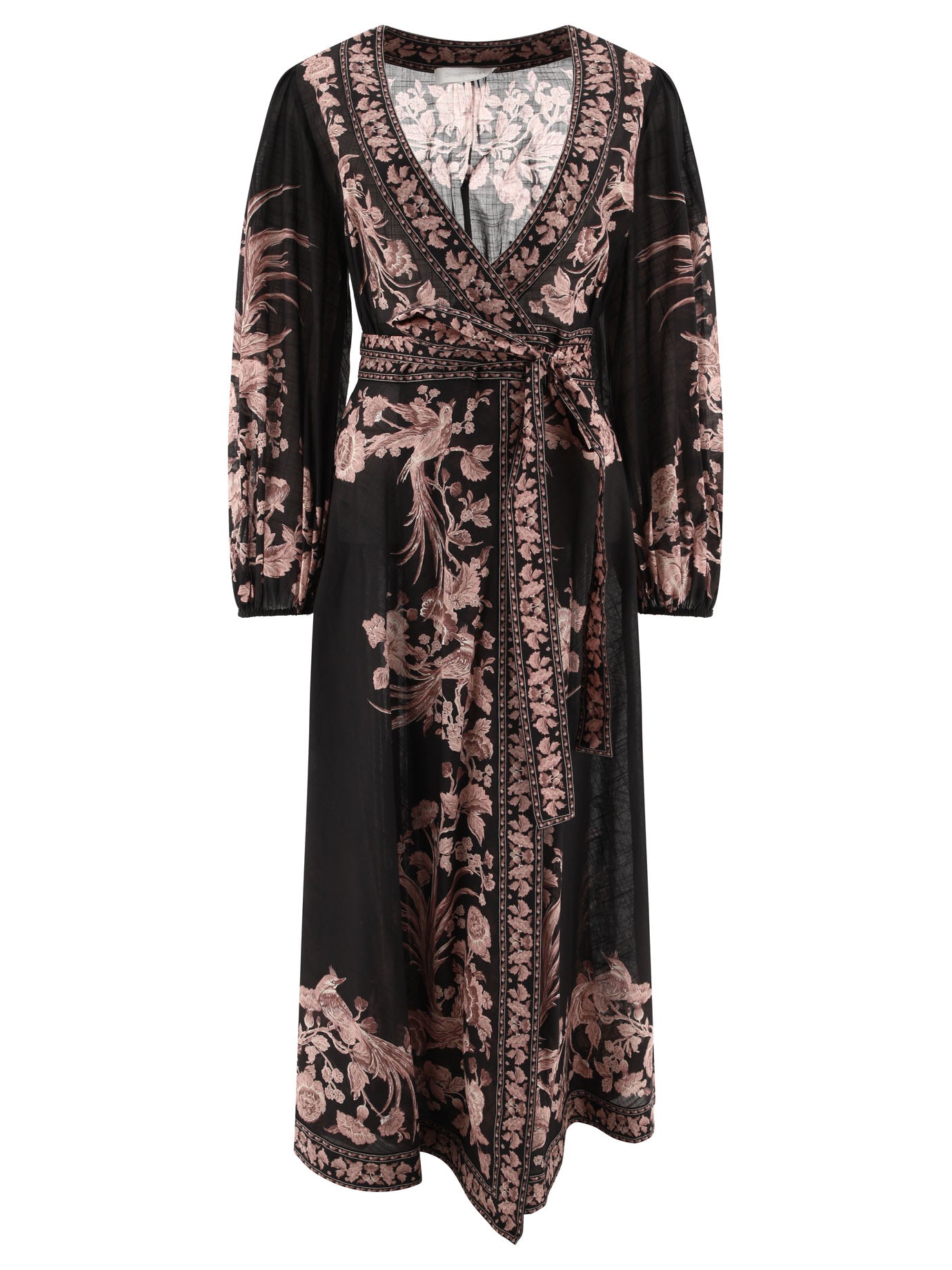 Zimmermann Waverly Wrap Midi Dress