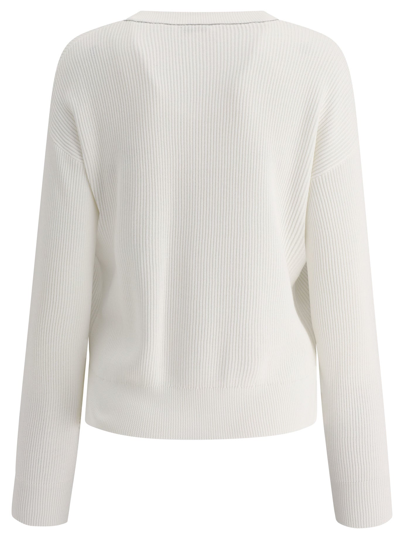 Brunello Cucinelli English Rib Cotton Sweater