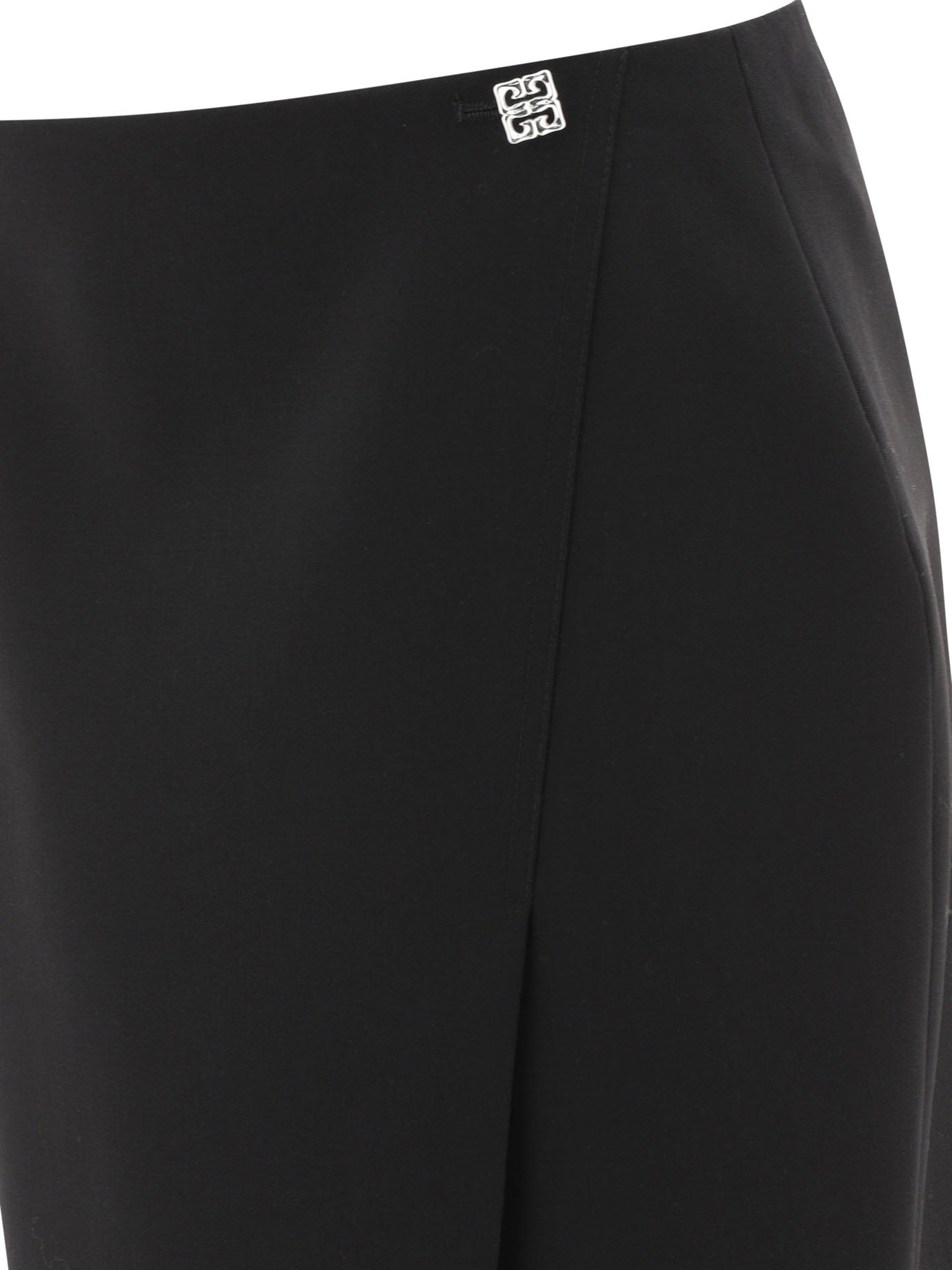 Givenchy Wool Skirt With 4G Detail