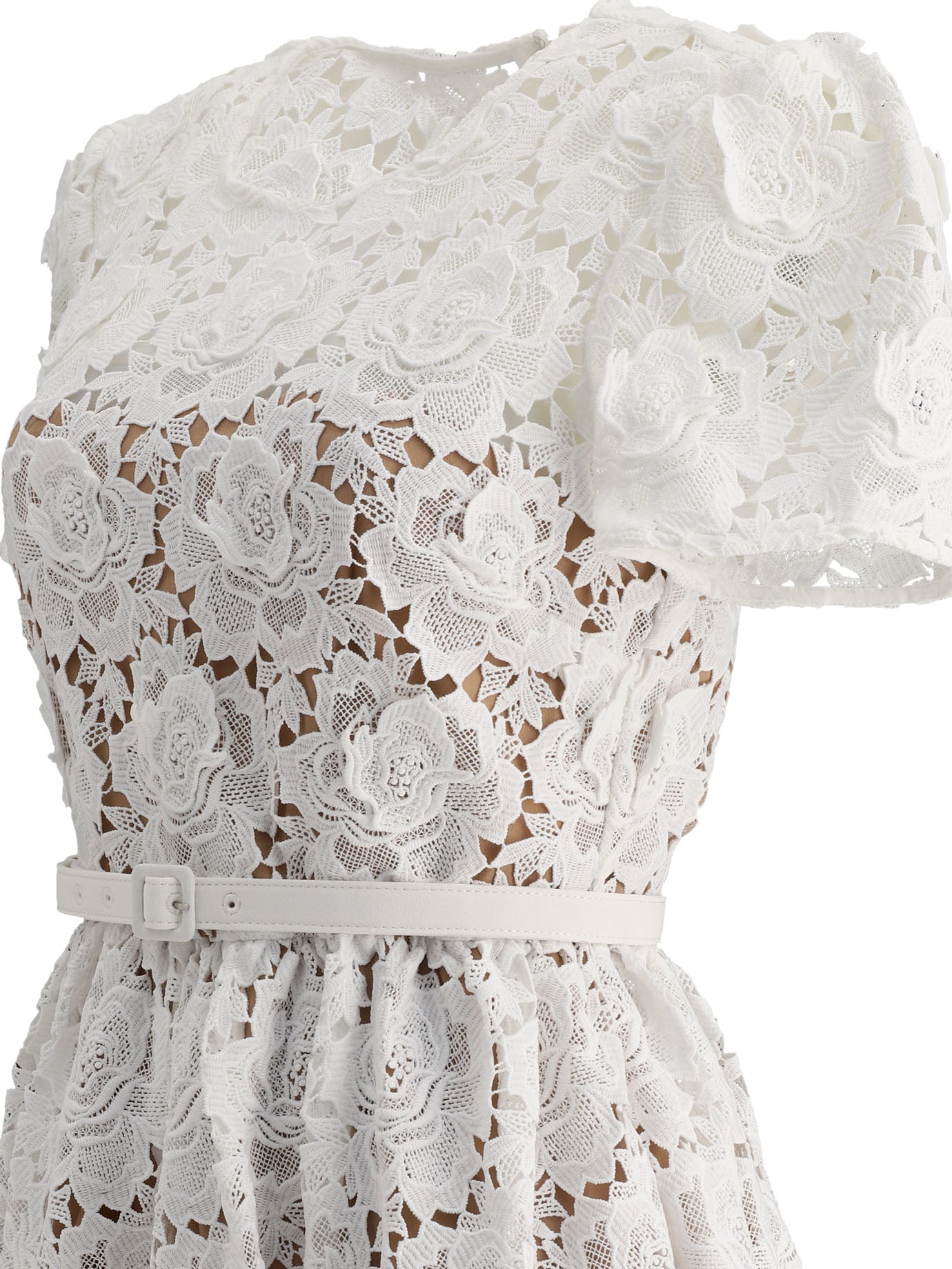 Self-portrait Floral Lace Dress