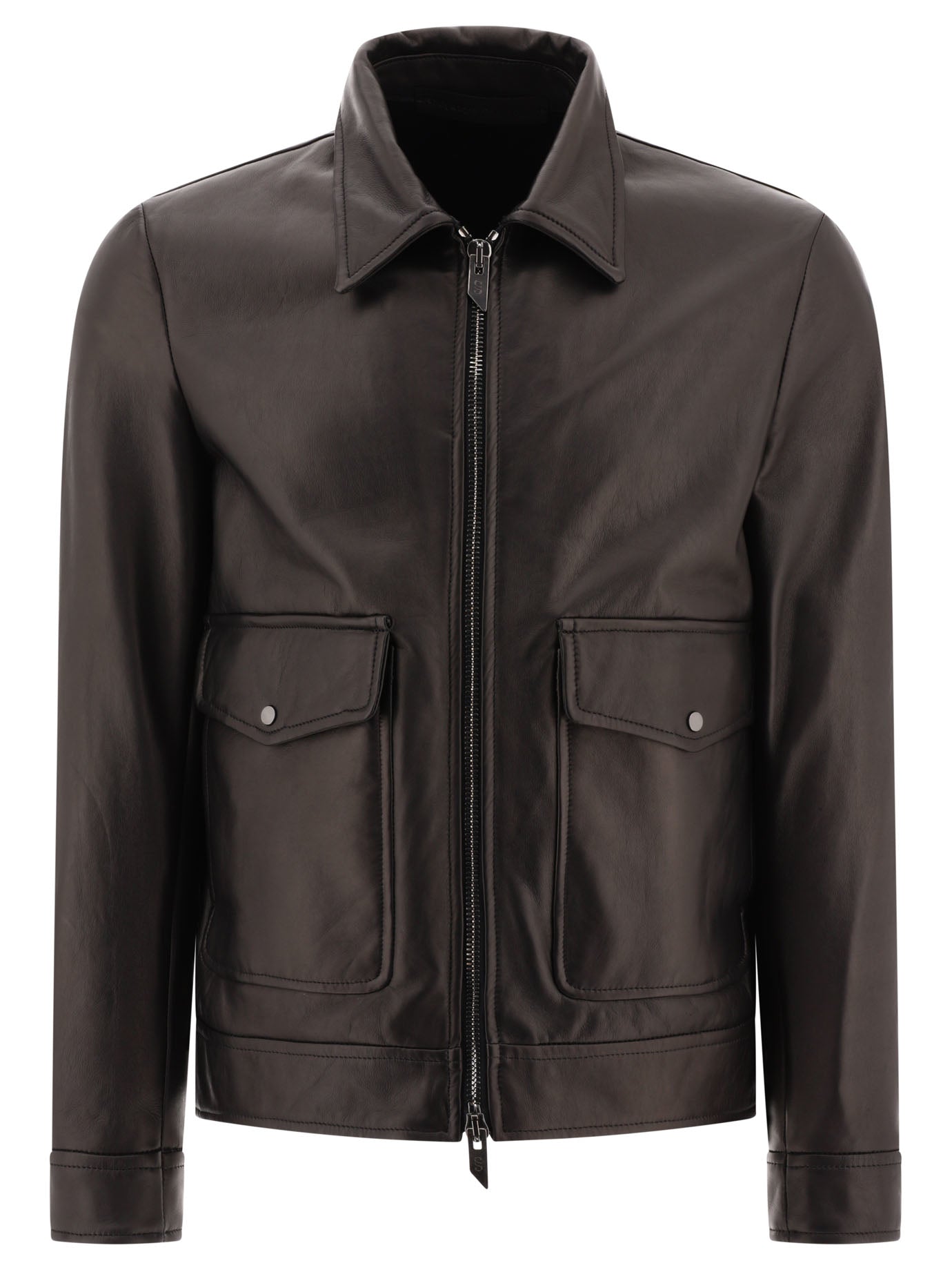 Salvatore Santoro Leather Biker Jacket