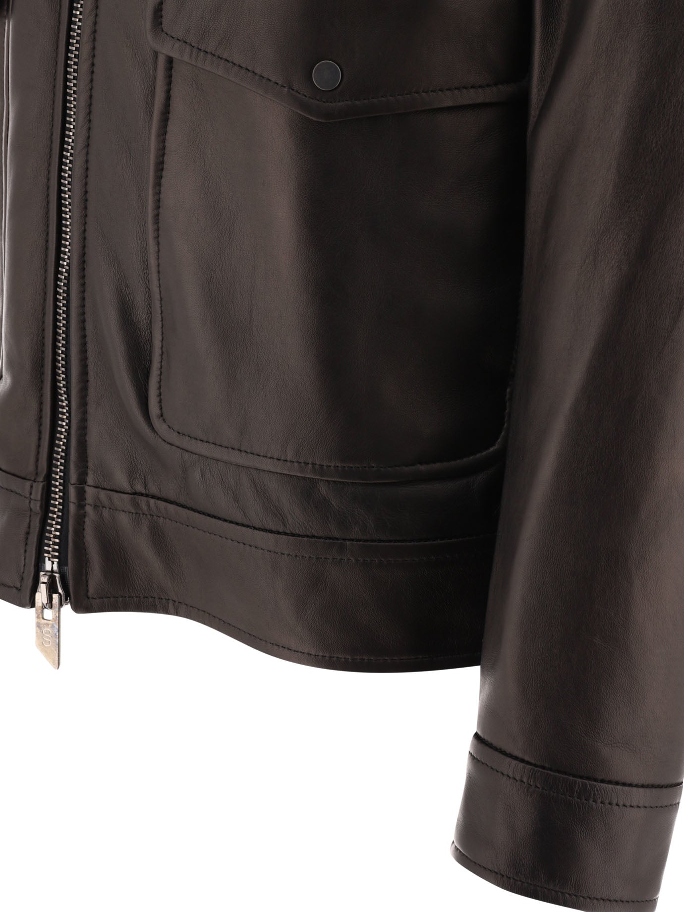 Salvatore Santoro Leather Biker Jacket