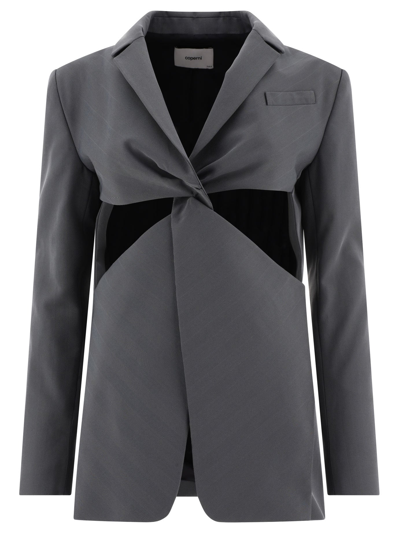 Coperni Twisted Cut-Out Tailored Jacket