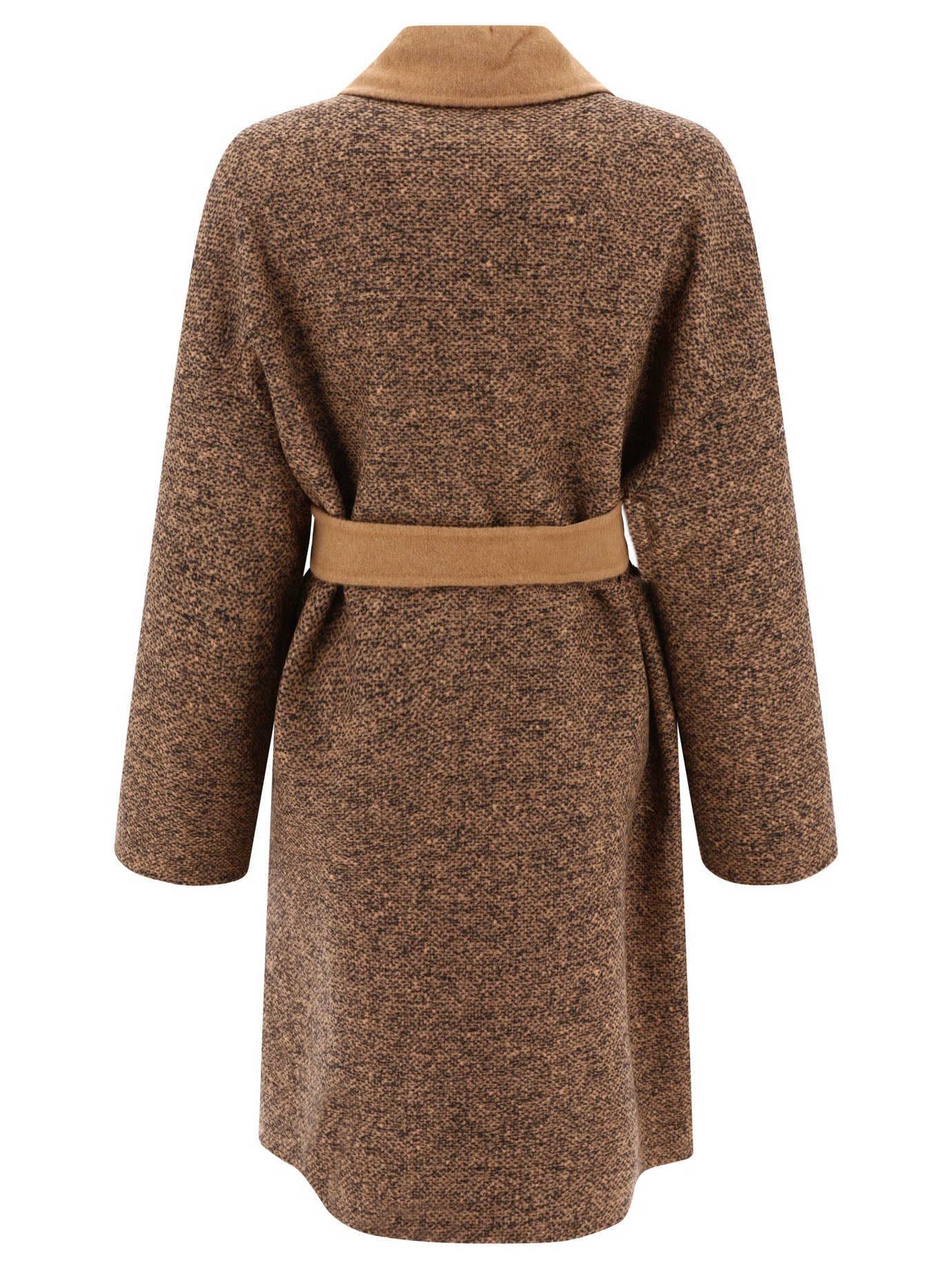 Max Mara Atelier Evelin Reversible Camel And Wool Coat