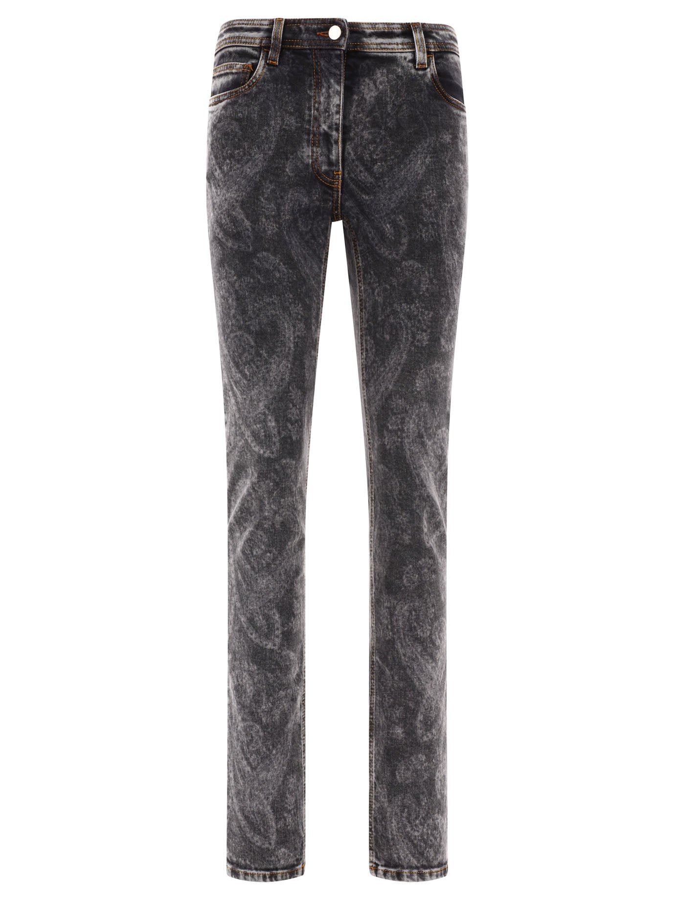 Etro Skinny Paisley Jeans