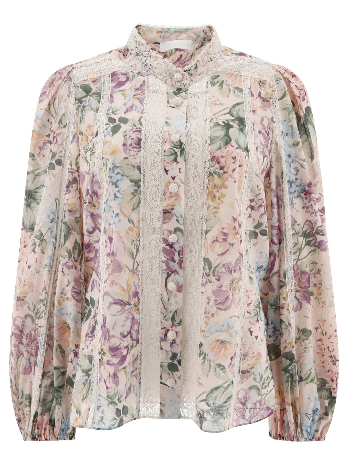 Zimmermann Halliday Lace Trim Shirt