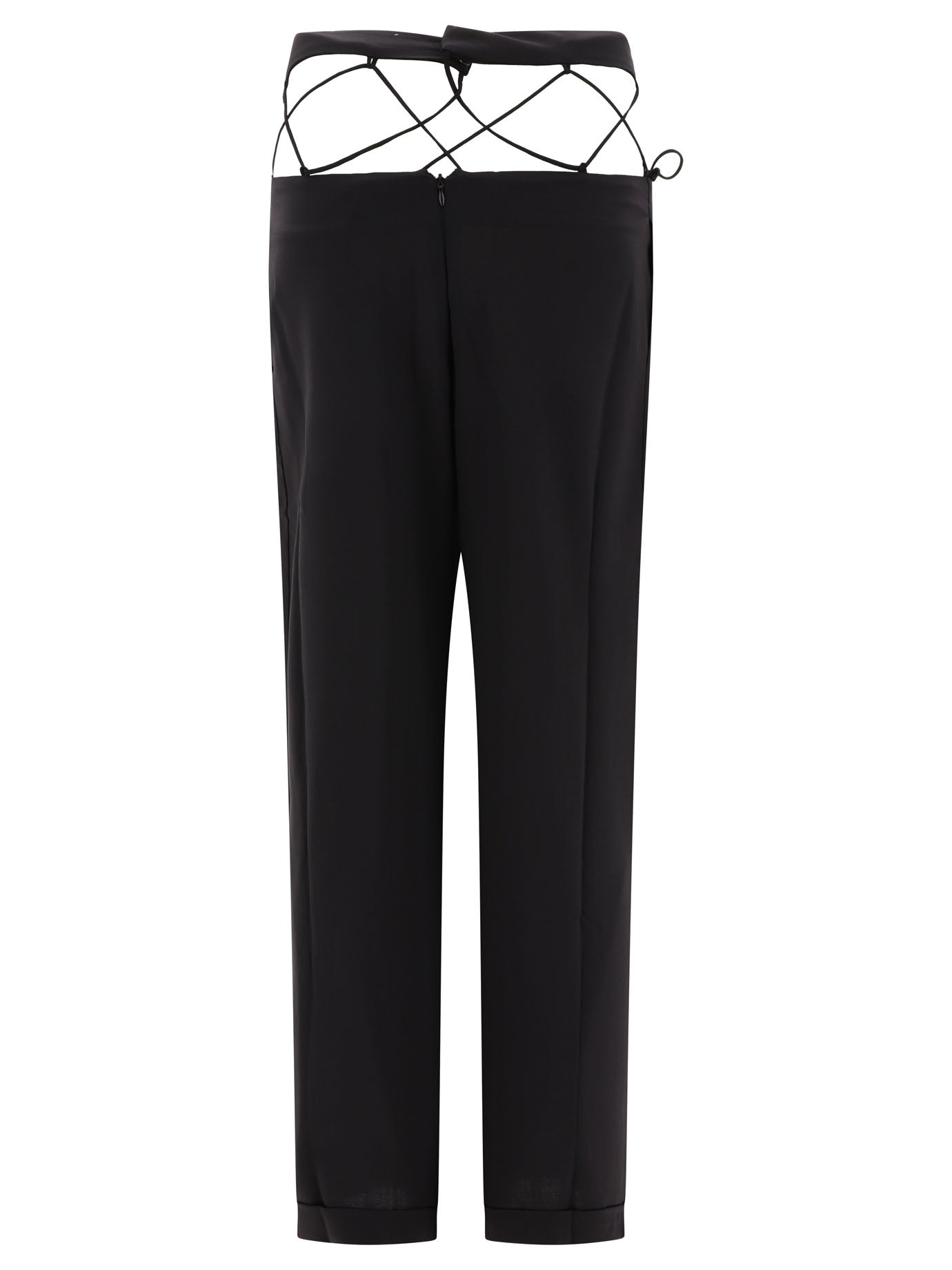 Nensi Dojaka Tailored Trousers With Laced Waistband