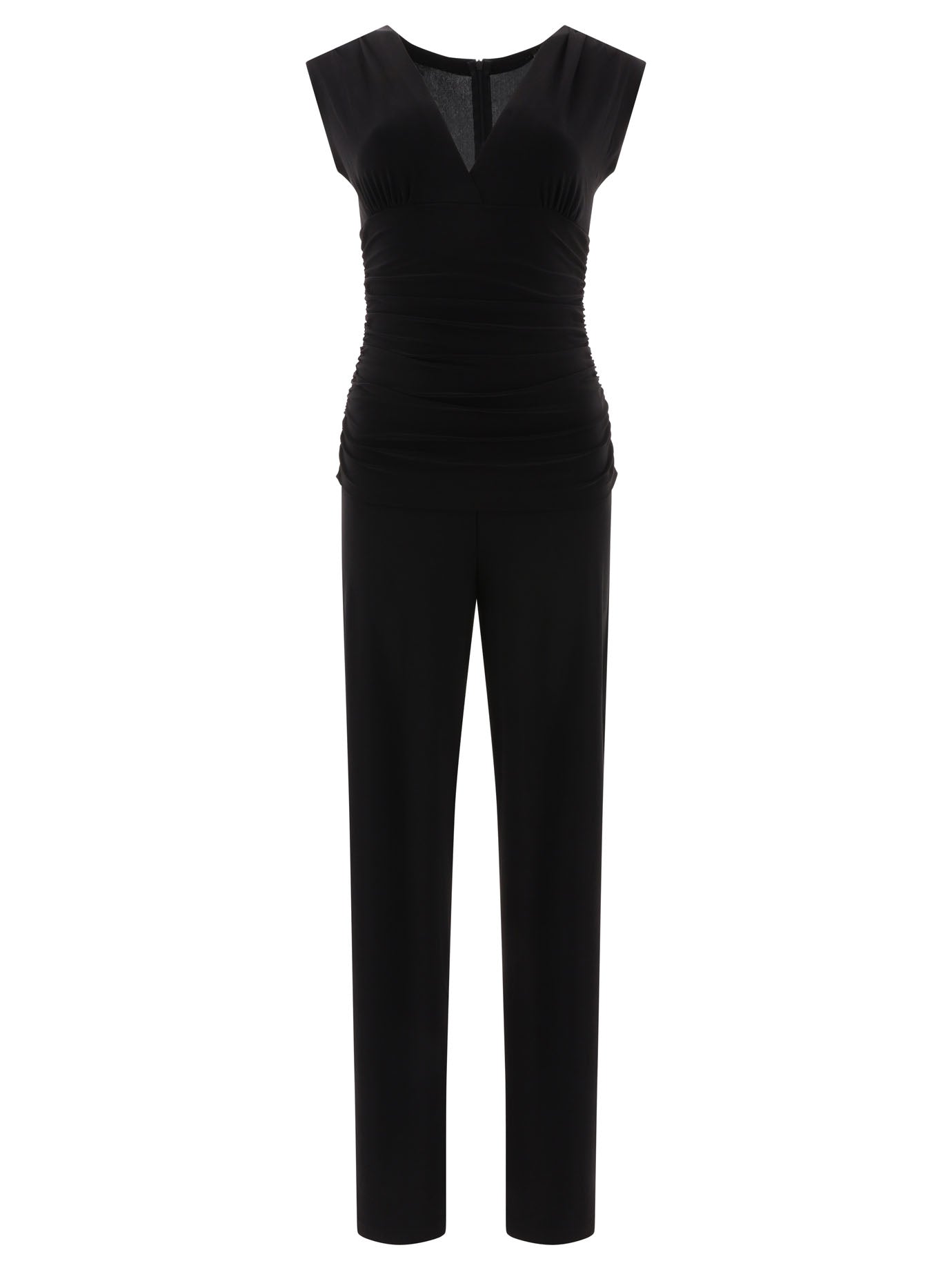 Norma Kamali V-Neck Jumpsuit