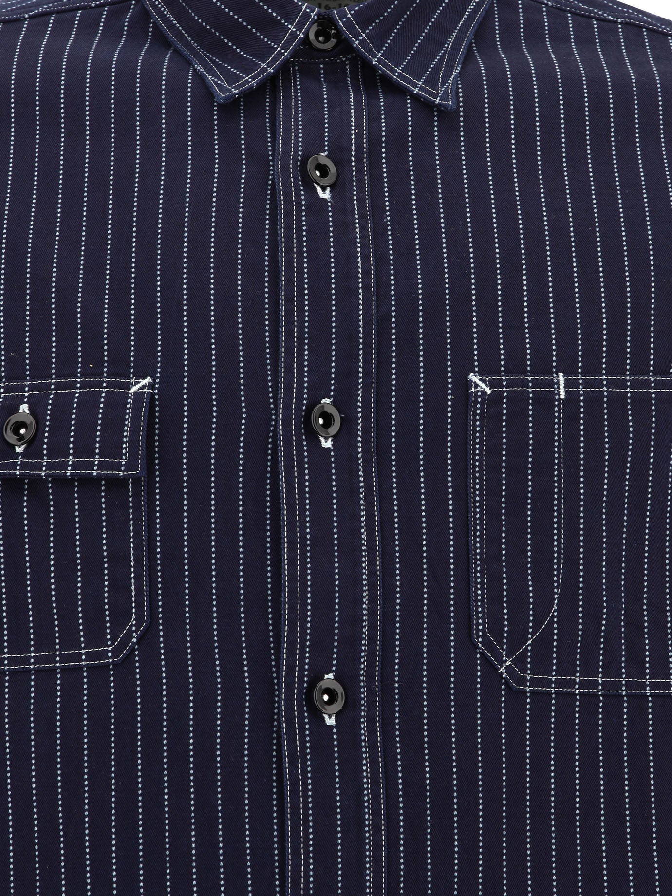 Sugar Cane Wabash Work Striped Shirt