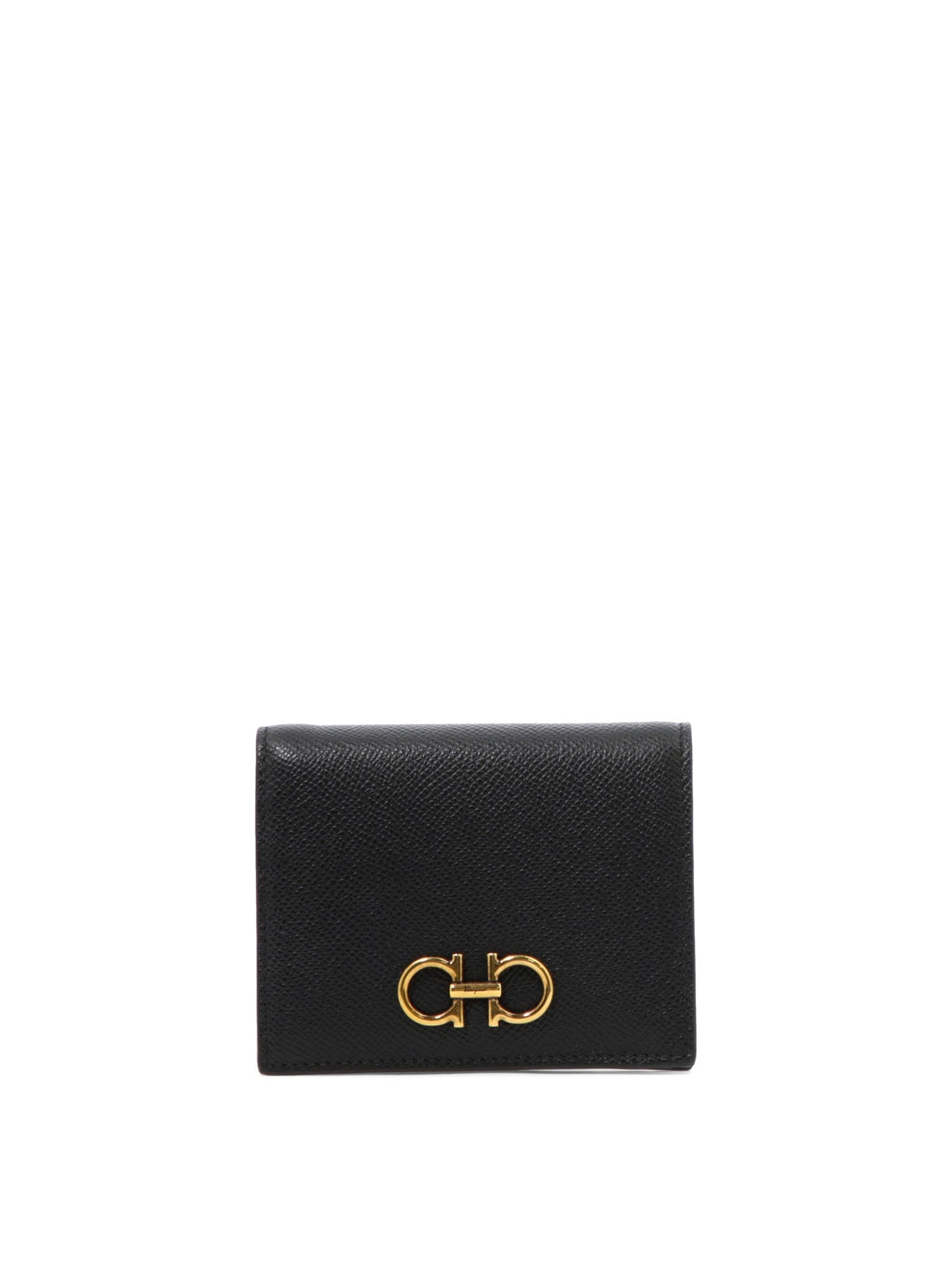 Ferragamo Gancini Compact Leather