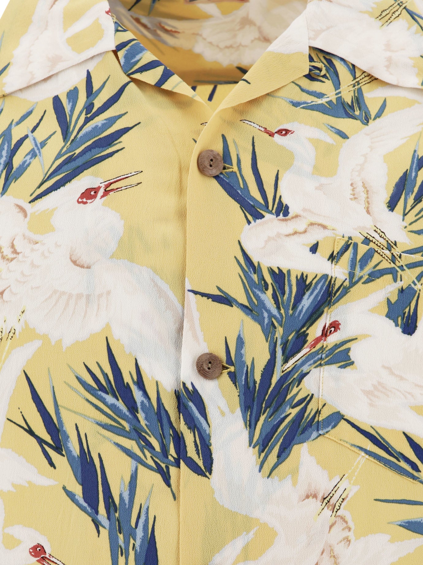 Sun Surf White Egret Shirt